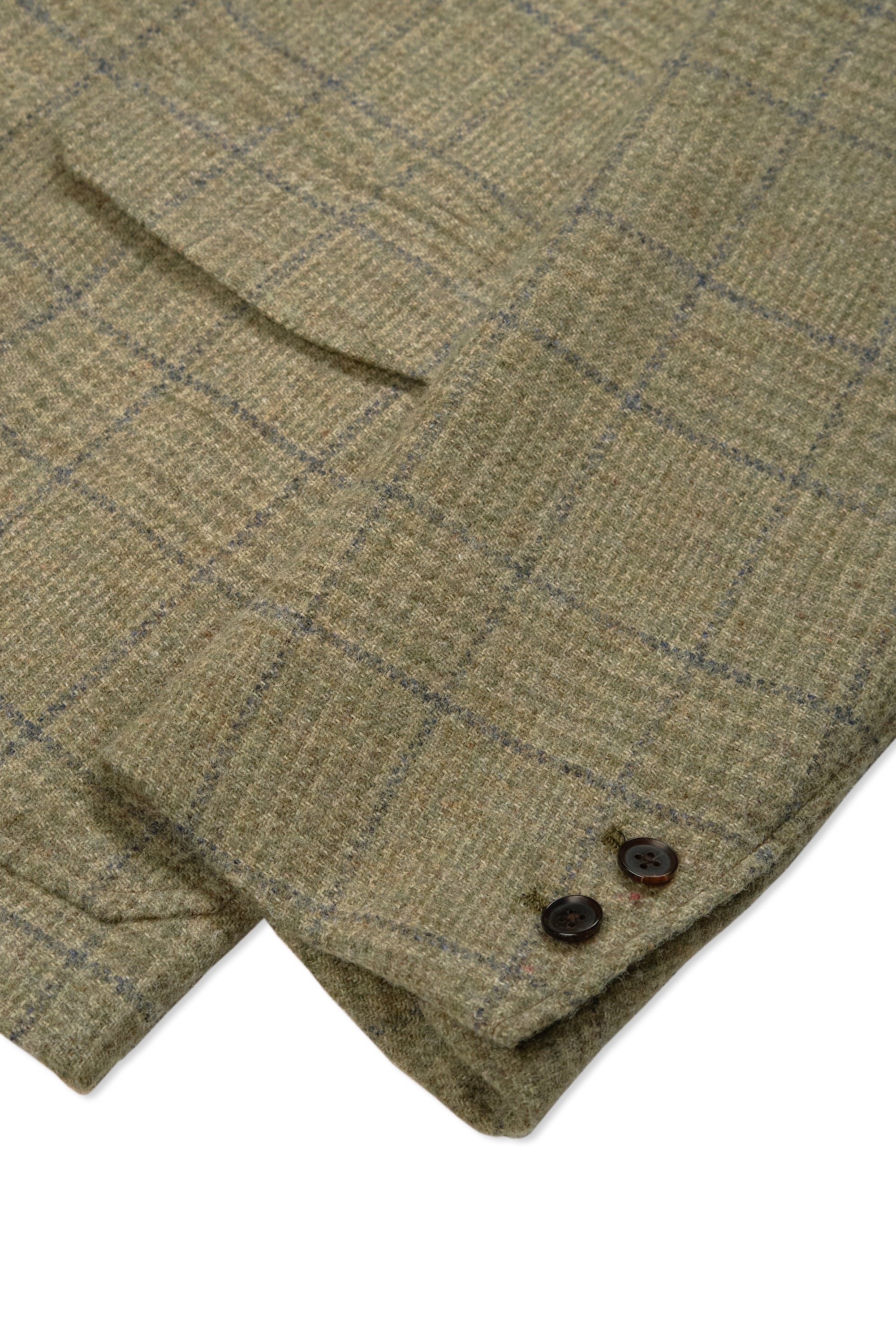 The Armoury Model 11 Sage Green Check Tweed Wool Sport Coat