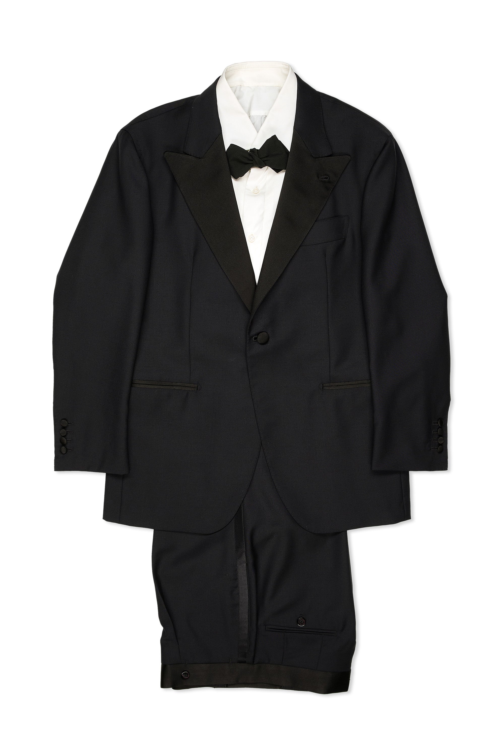 Orazio Luciano Black Wool/Mohair Tuxedo