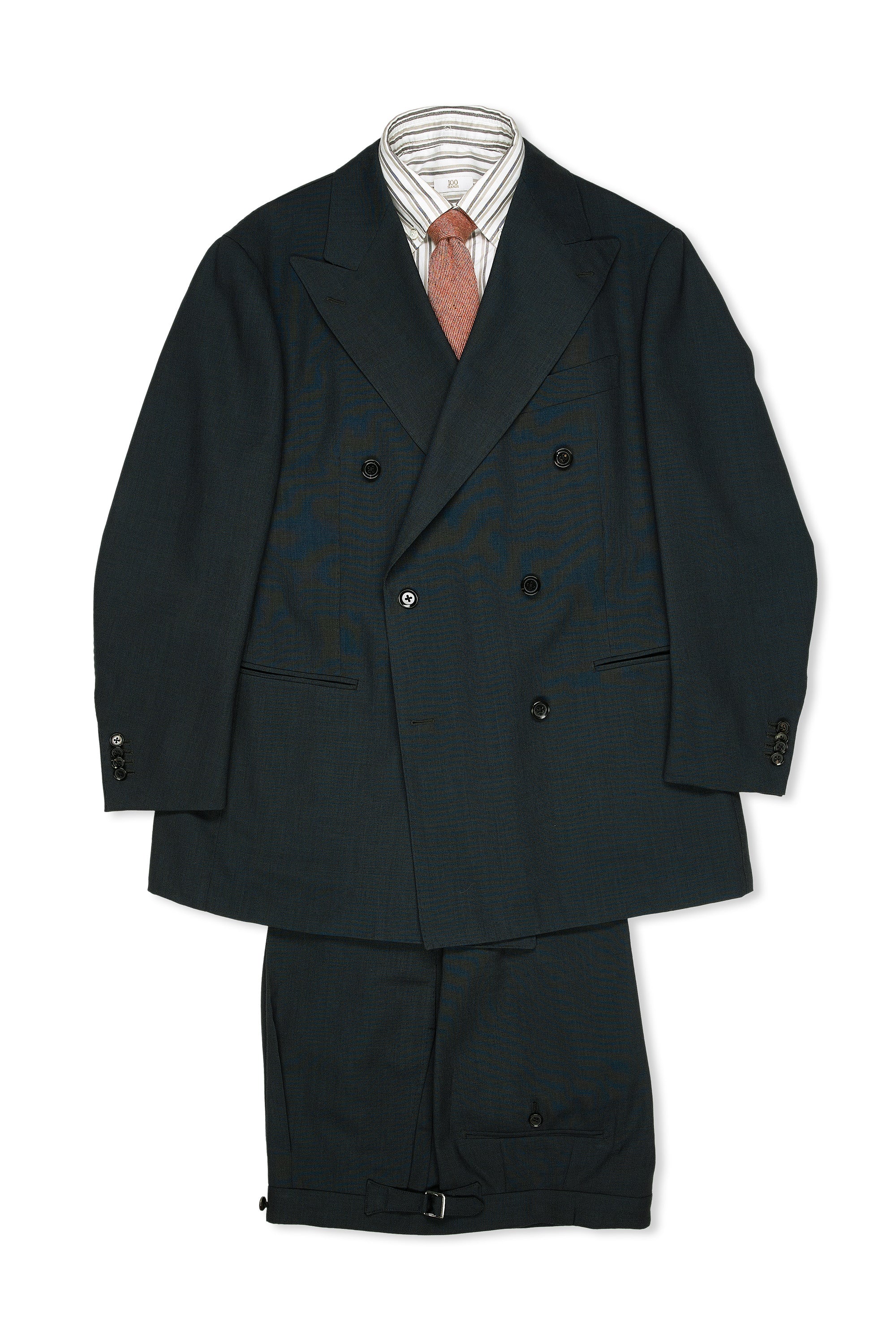 The Armoury by Ring Jacket Model 6 Grey-Green Wool Suit MTO
