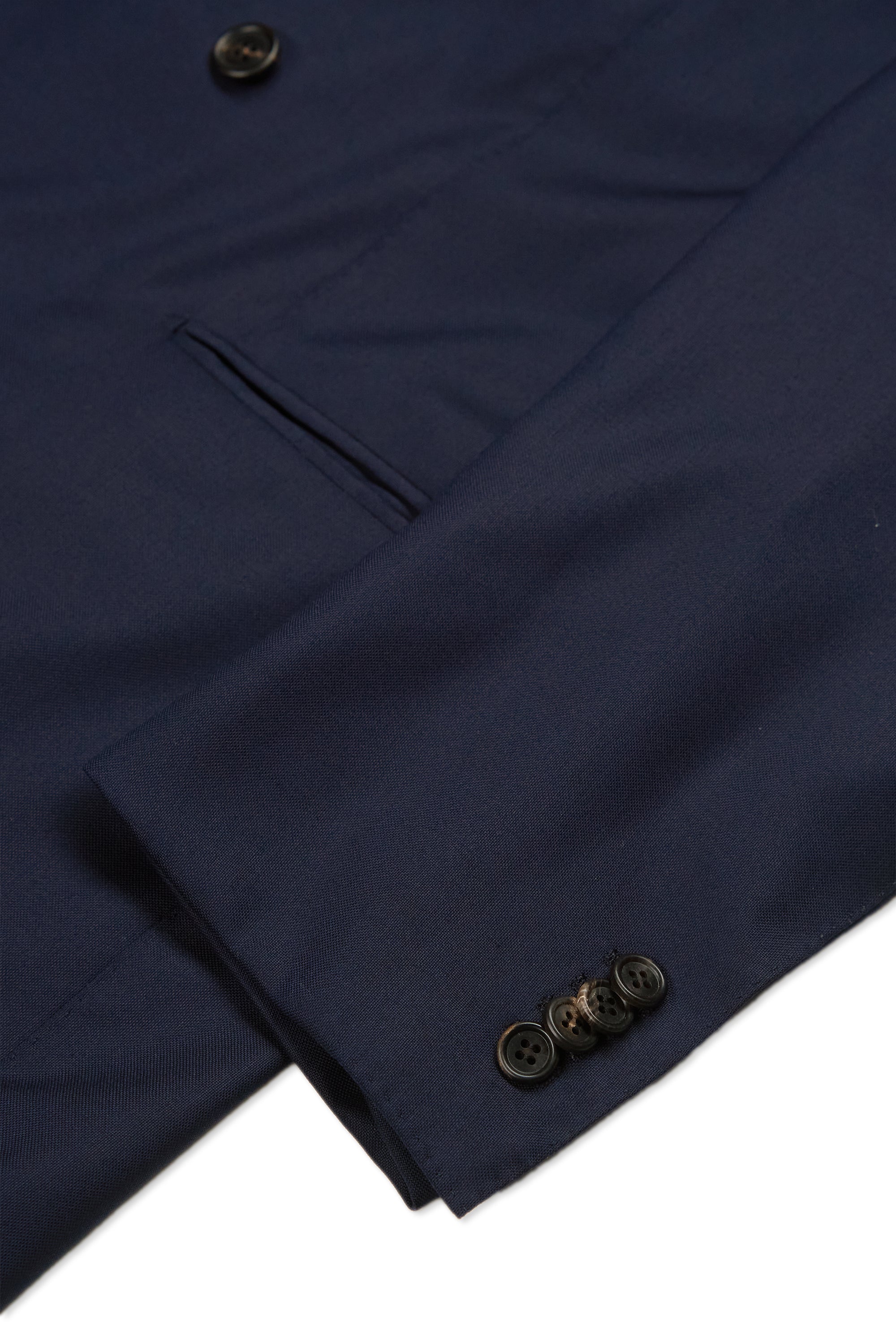 Orazio Luciano Navy Wool Double Breasted Suit