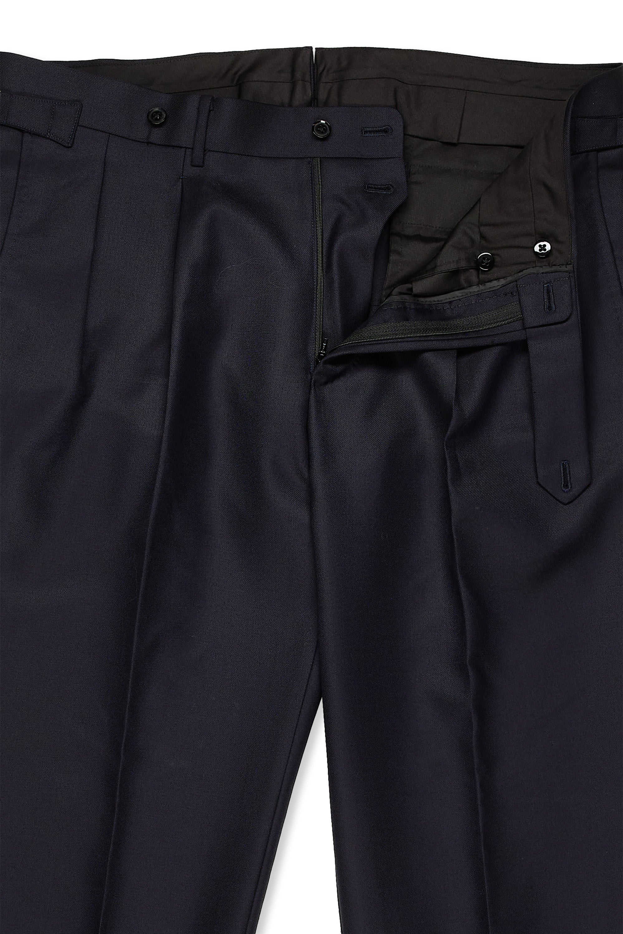 Andrea Seoul H Grade Navy Wool Double Breasted Suit