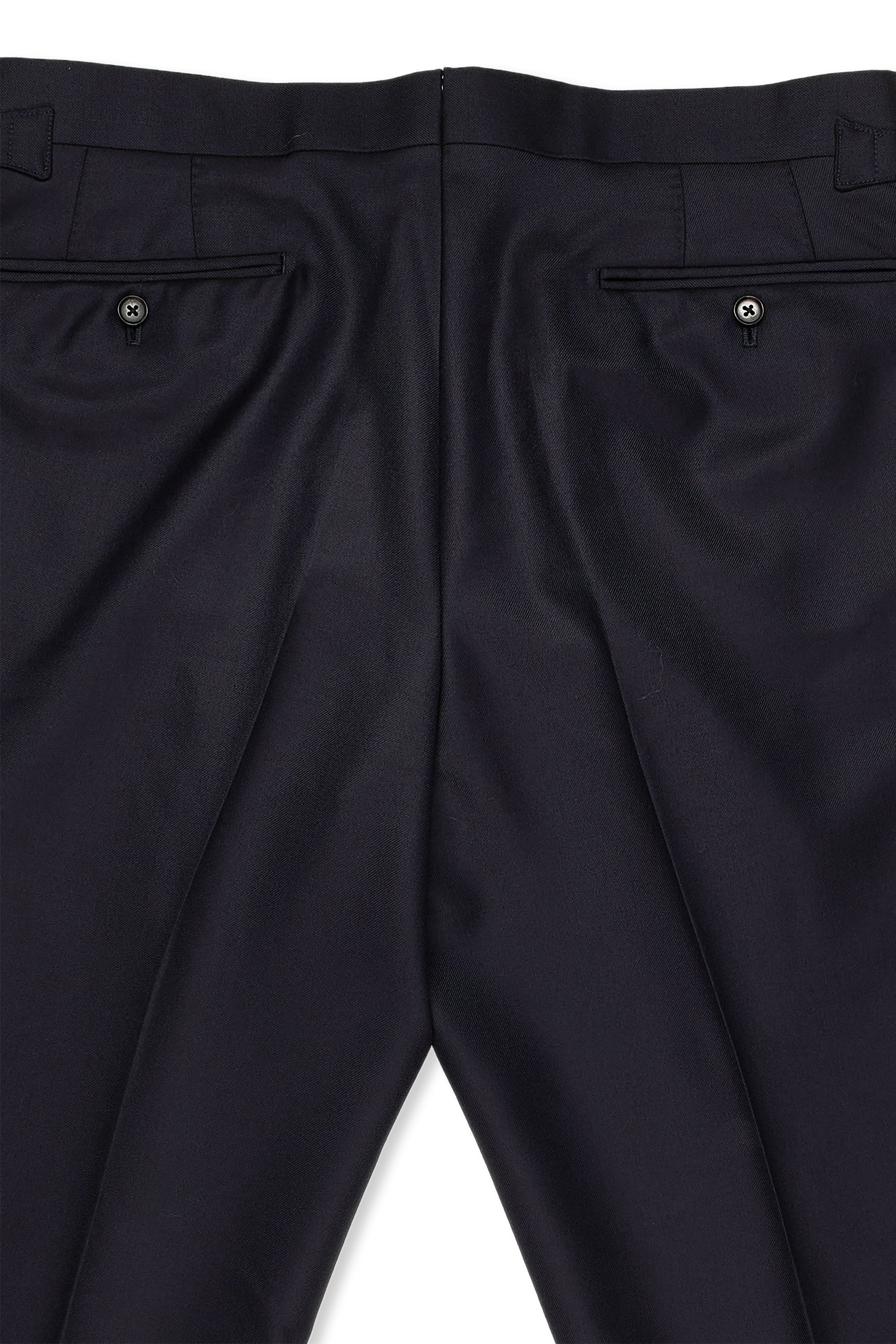 Andrea Seoul H Grade Navy Wool Double Breasted Suit