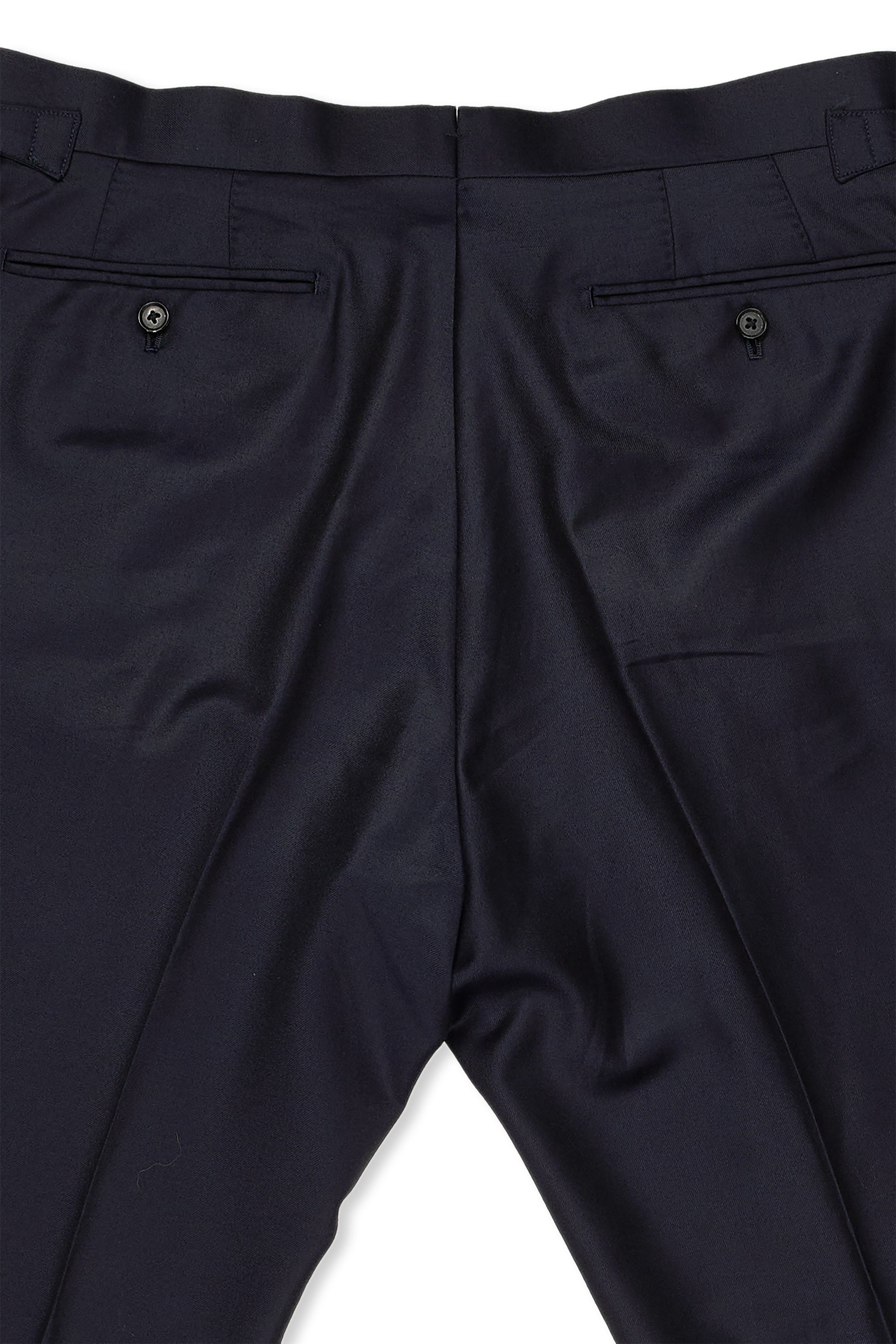 Andrea Seoul H Grade Navy Wool Double Breasted Suit