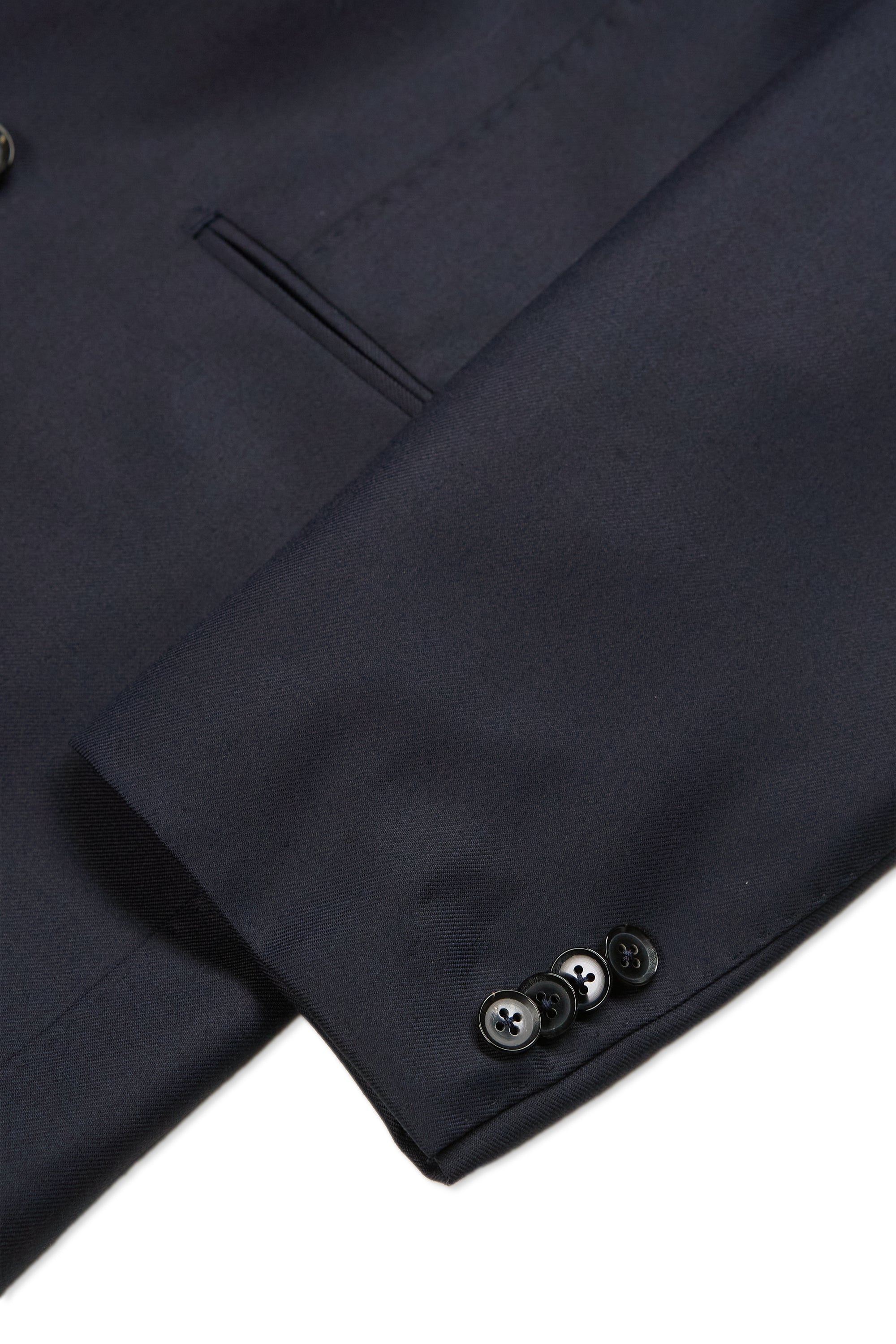 Andrea Seoul H Grade Navy Wool Double Breasted Suit