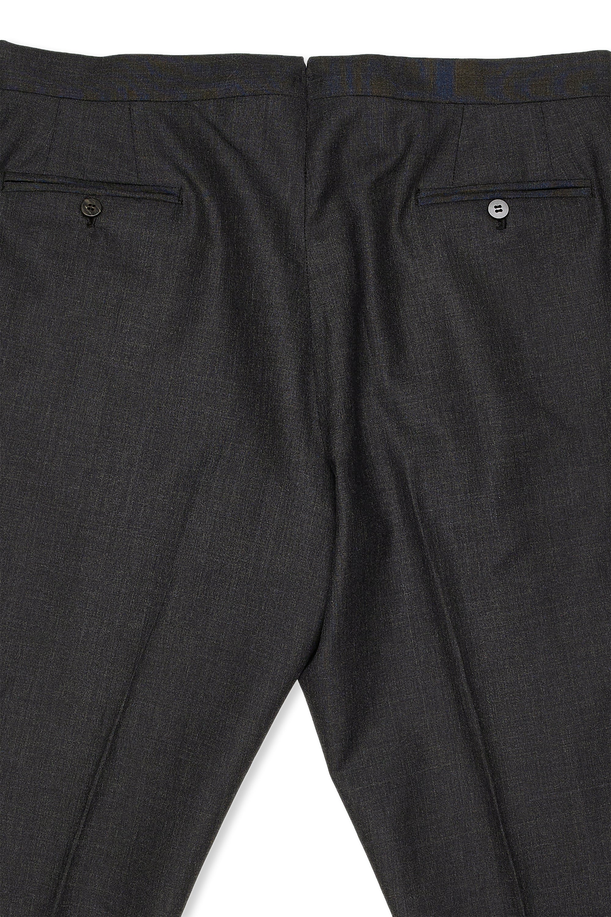 Orazio Luciano Charcoal Wool Double Breasted Suit