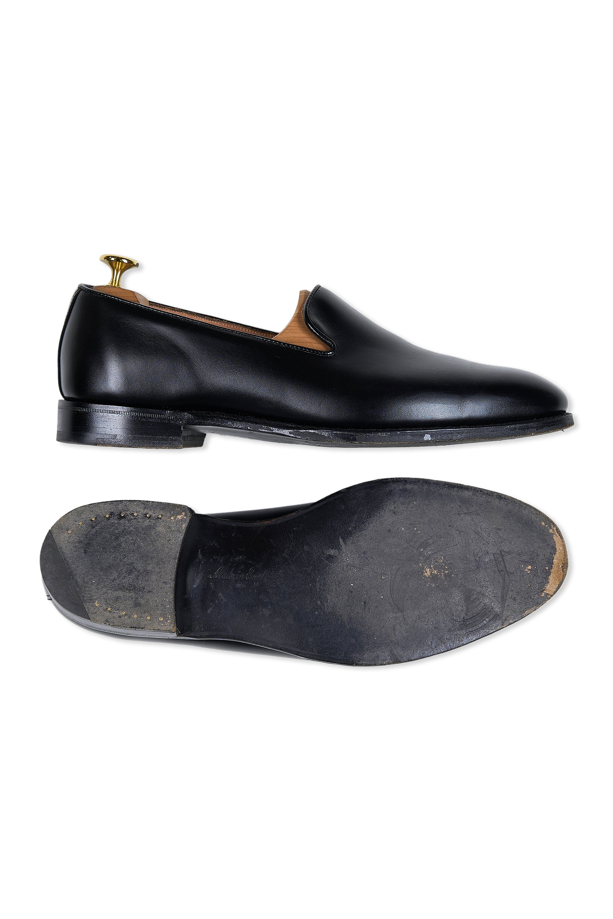 The Armoury Black Broadway Calf Loafers