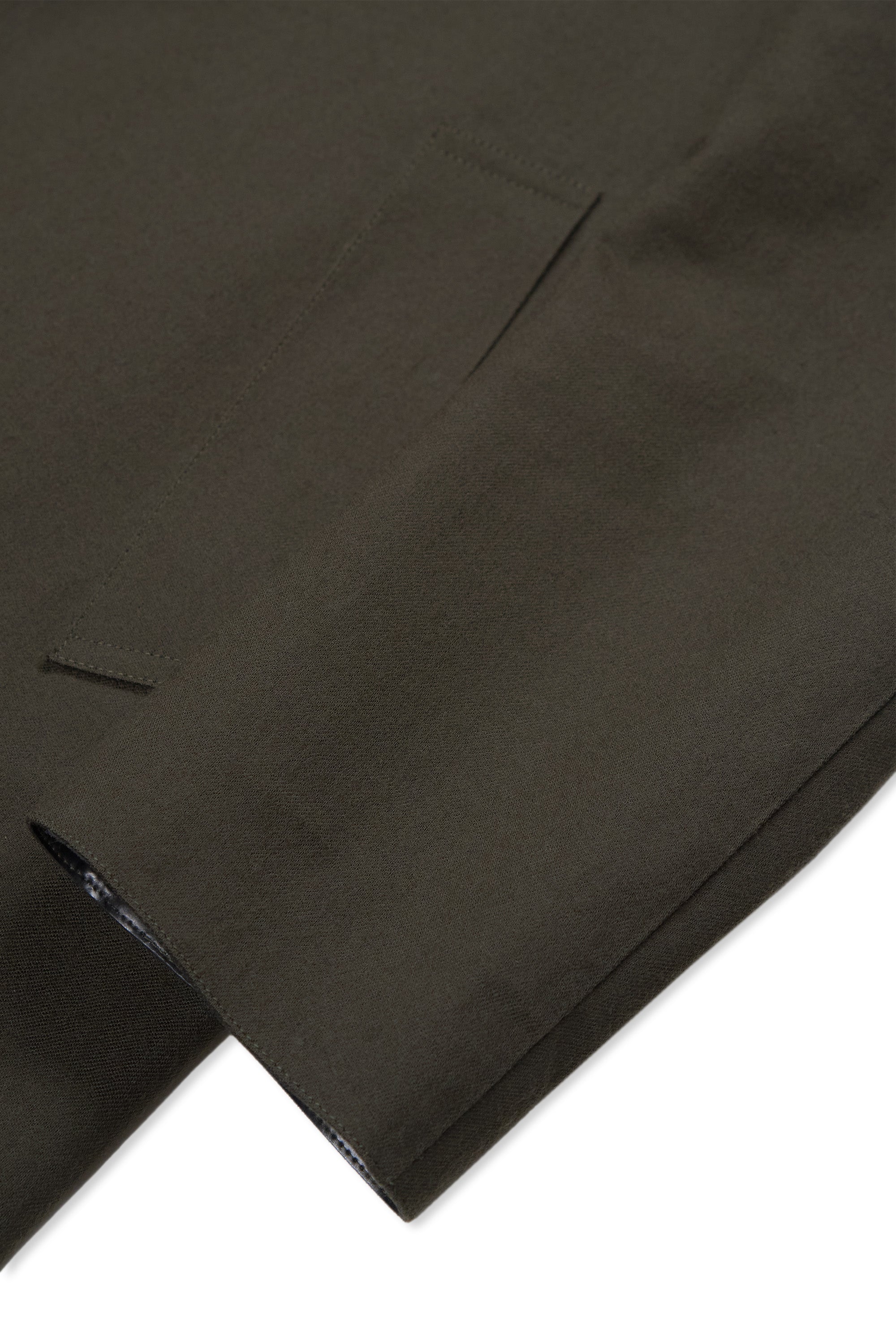 Mackintosh Olive Wool Hooded Coat