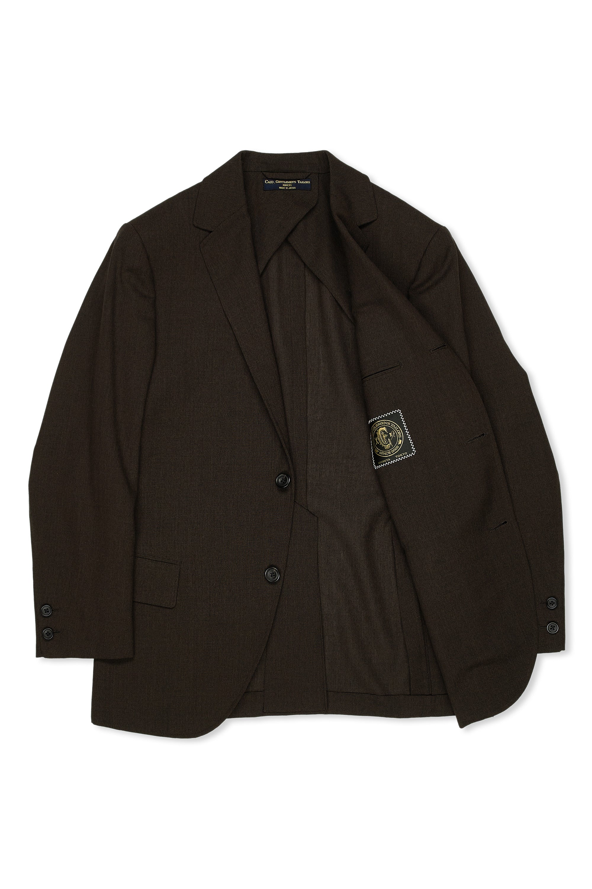 Tailor Caid Dark Brown Wool Suit Bespoke