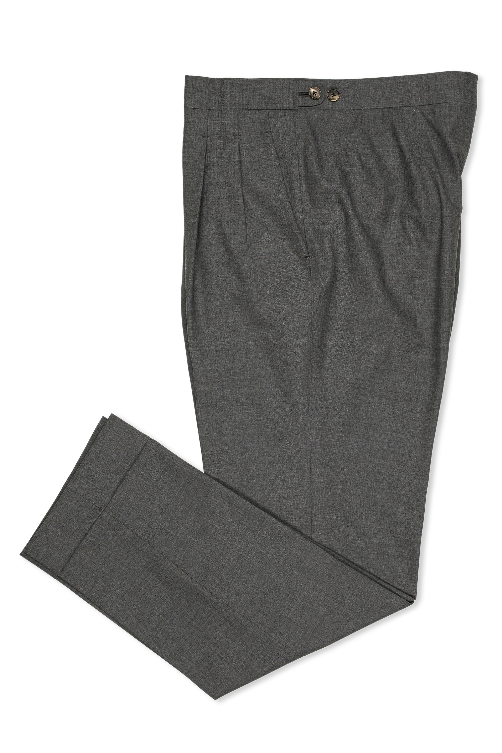 B&Tailor Grey Wool Trousers