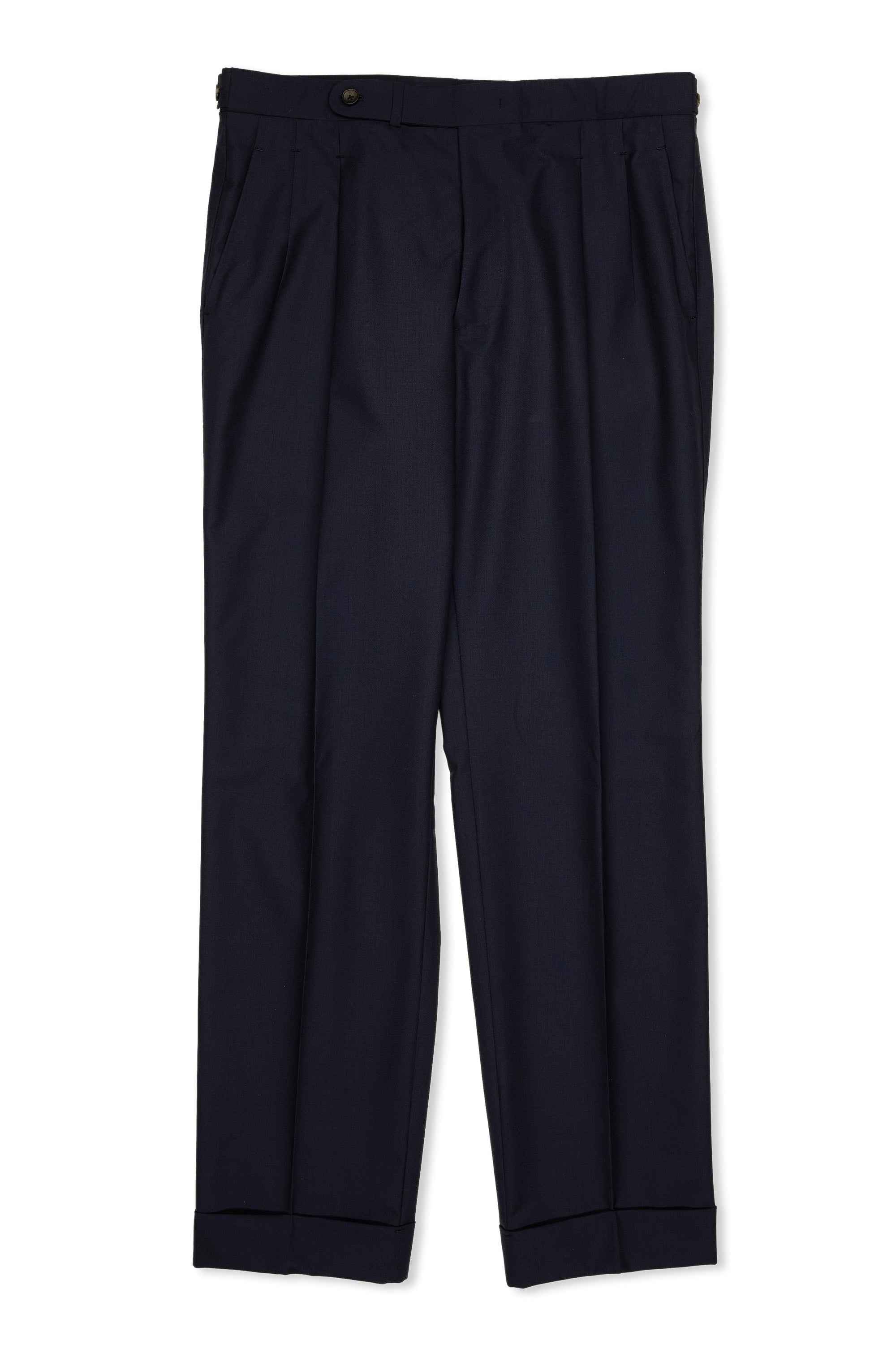 B&Tailor Navy Wool Trousers