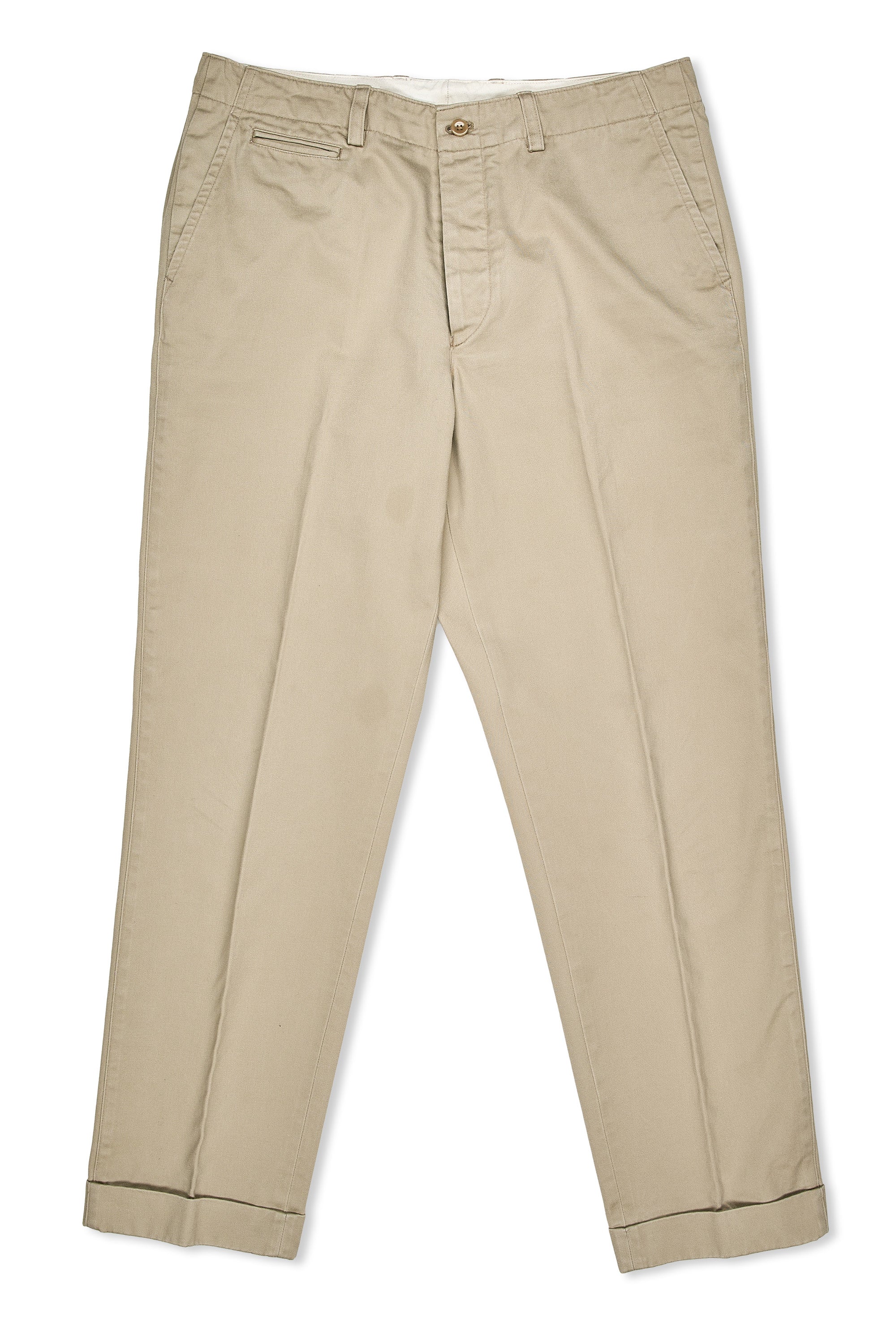 The Armoury Beige Cotton Sport Chinos