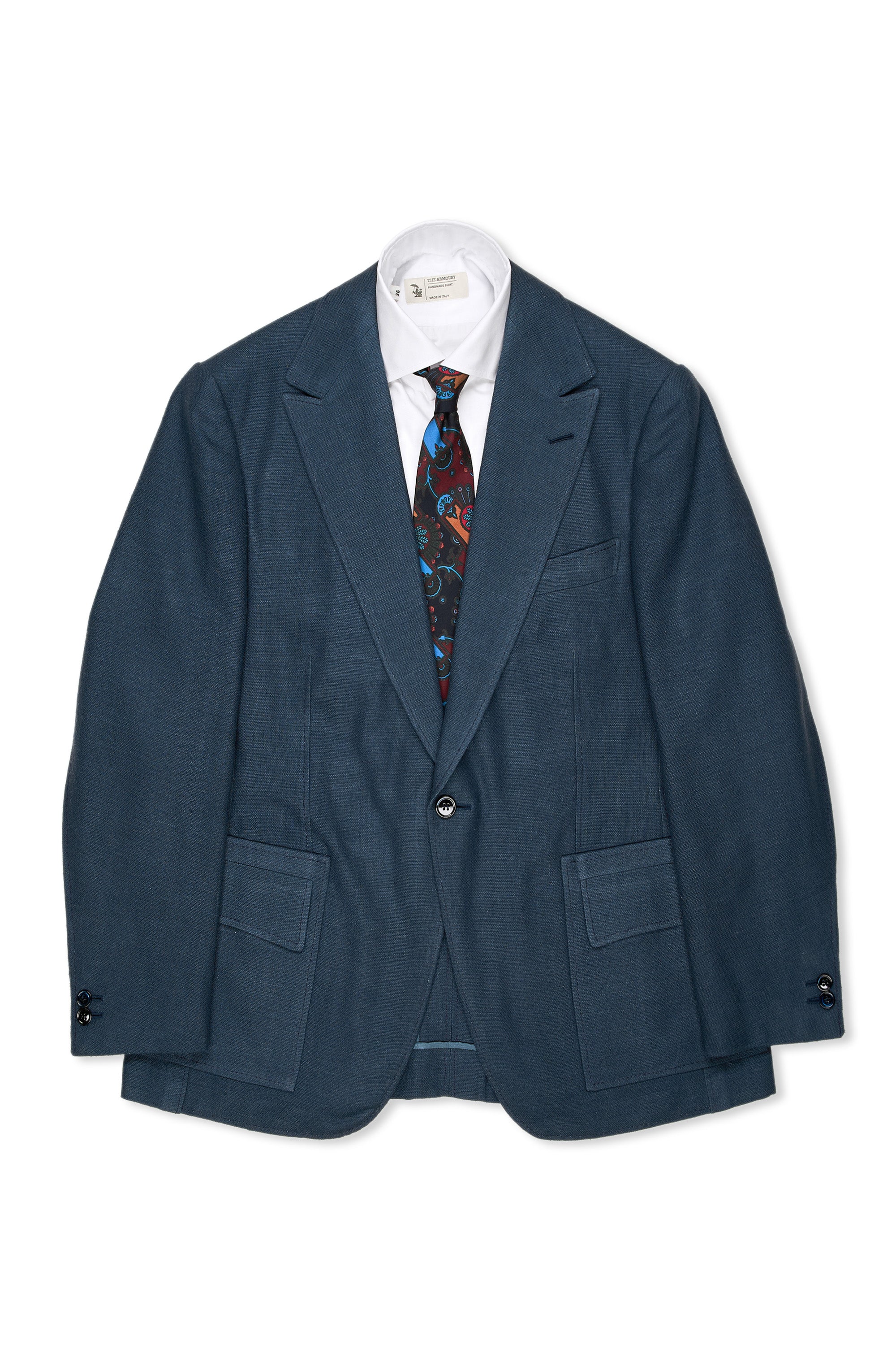 Cifonelli Teal Silk/Wool Sport Coat Bespoke