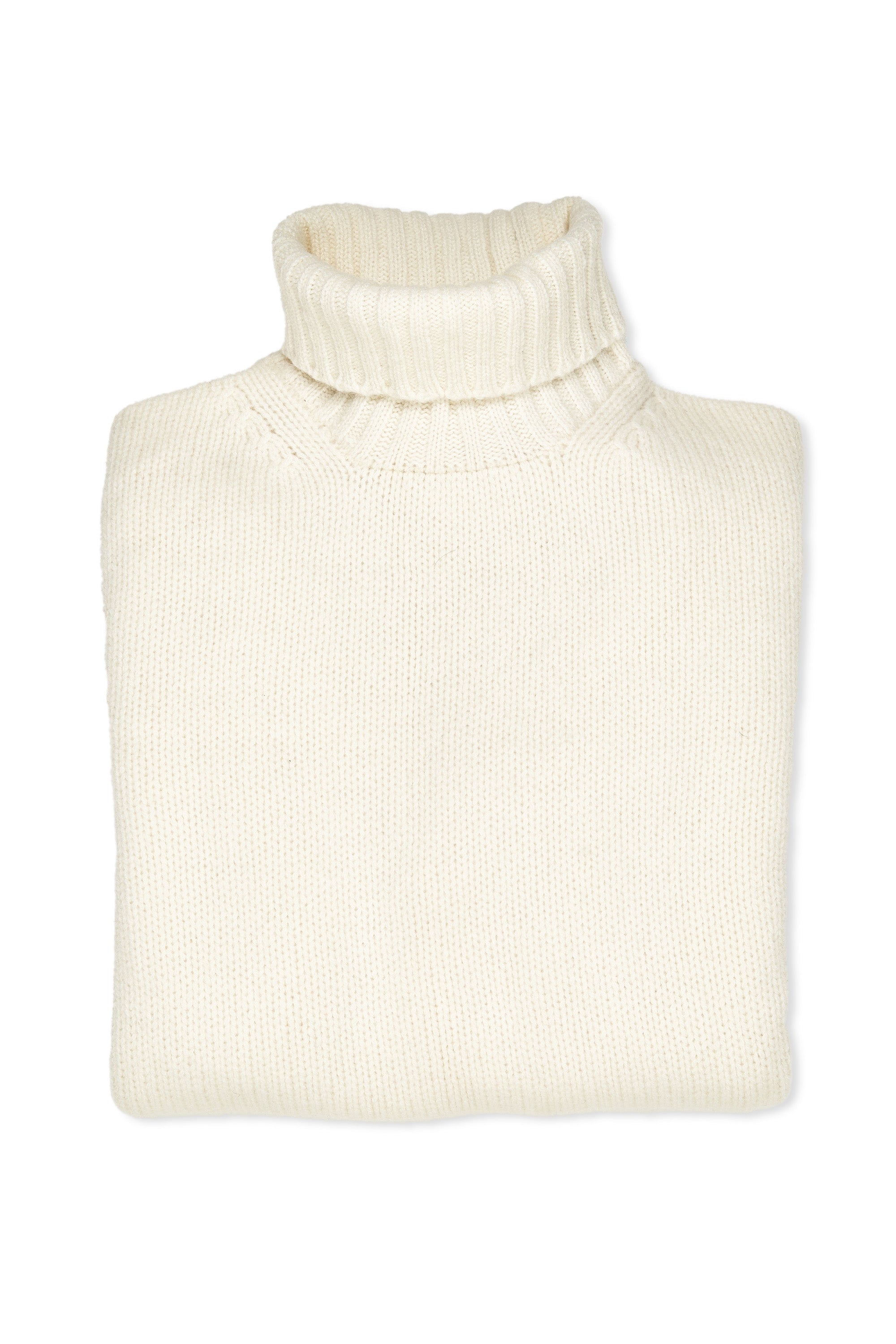 The Armoury Ecru Lambswool Rollneck Sweater *sample*