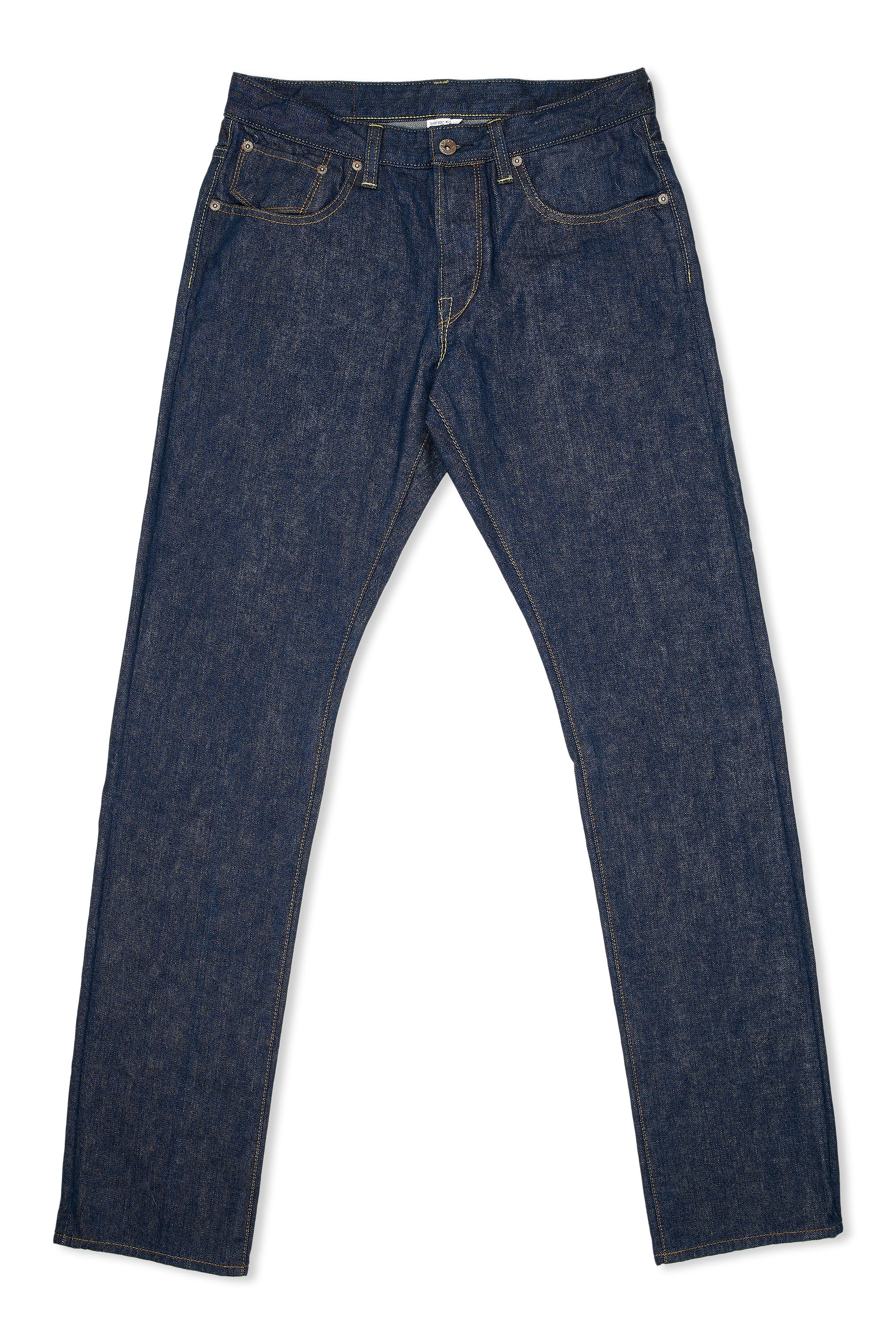 The Armoury Indigo Bartack Washed Selvage Denim Jeans