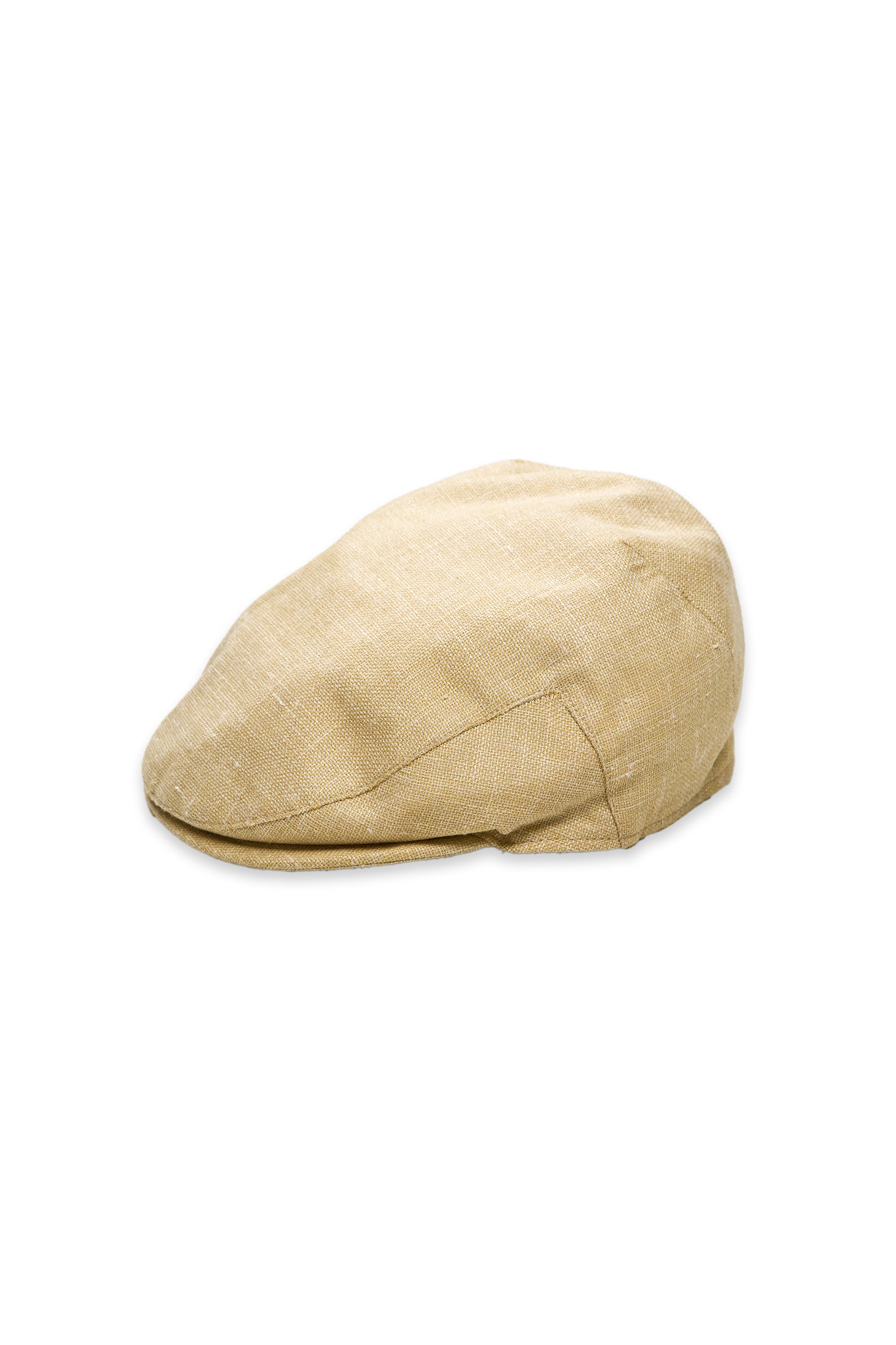 Cappellificio Biellese Beige Wool/Silk/Linen Cap