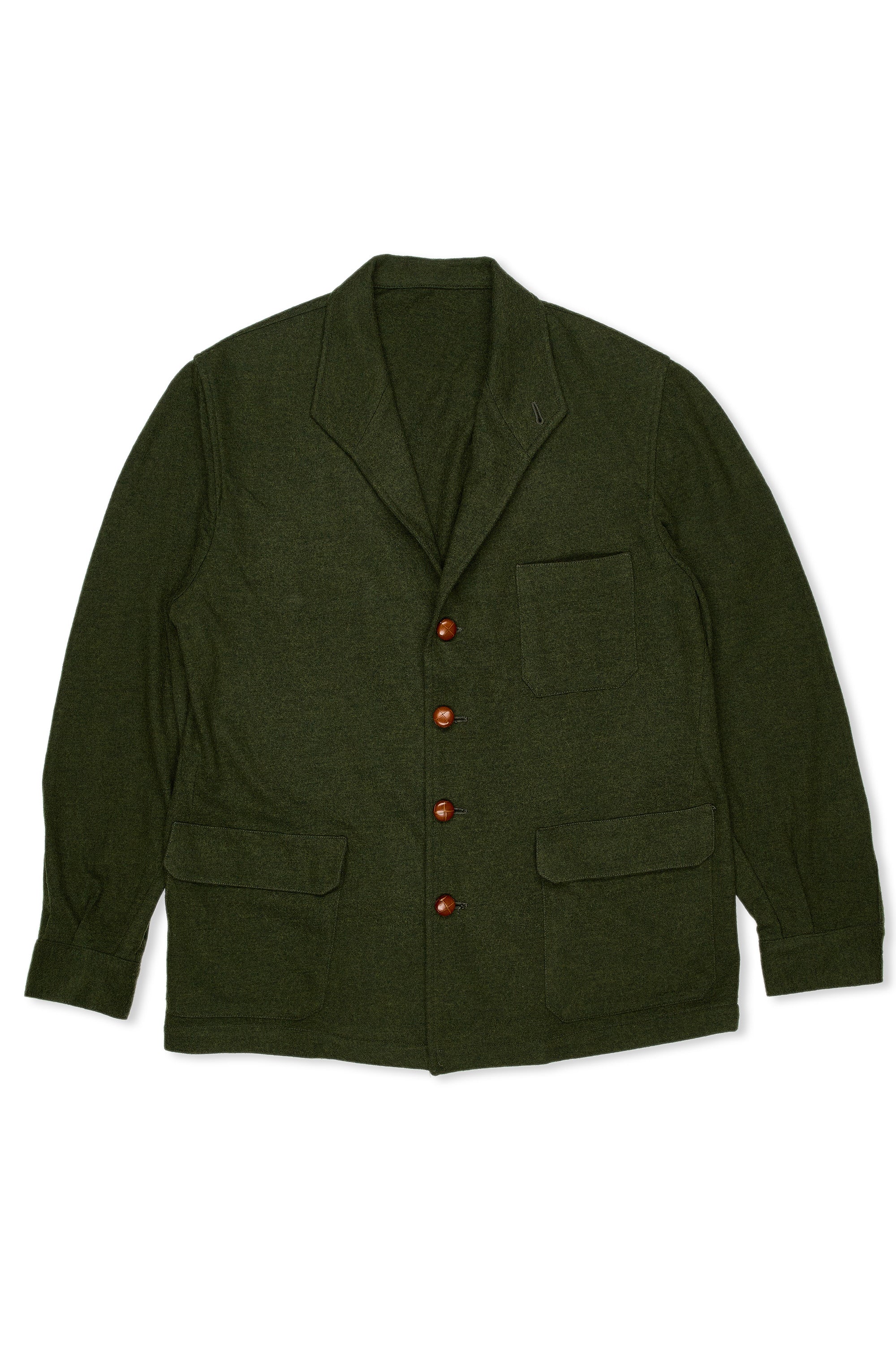 Justo Gimeno Green Wool Teba Jacket
