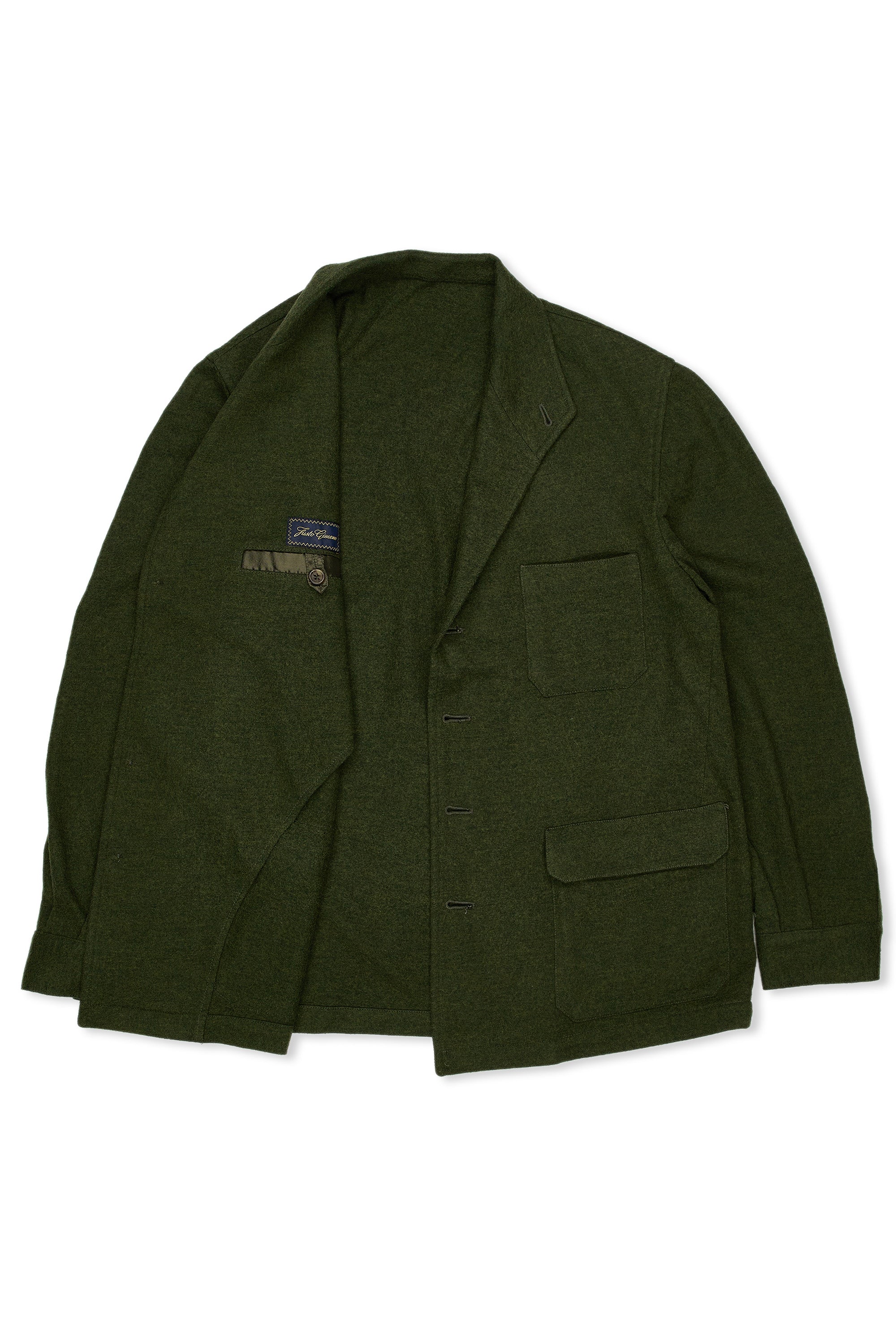 Justo Gimeno Green Wool Teba Jacket