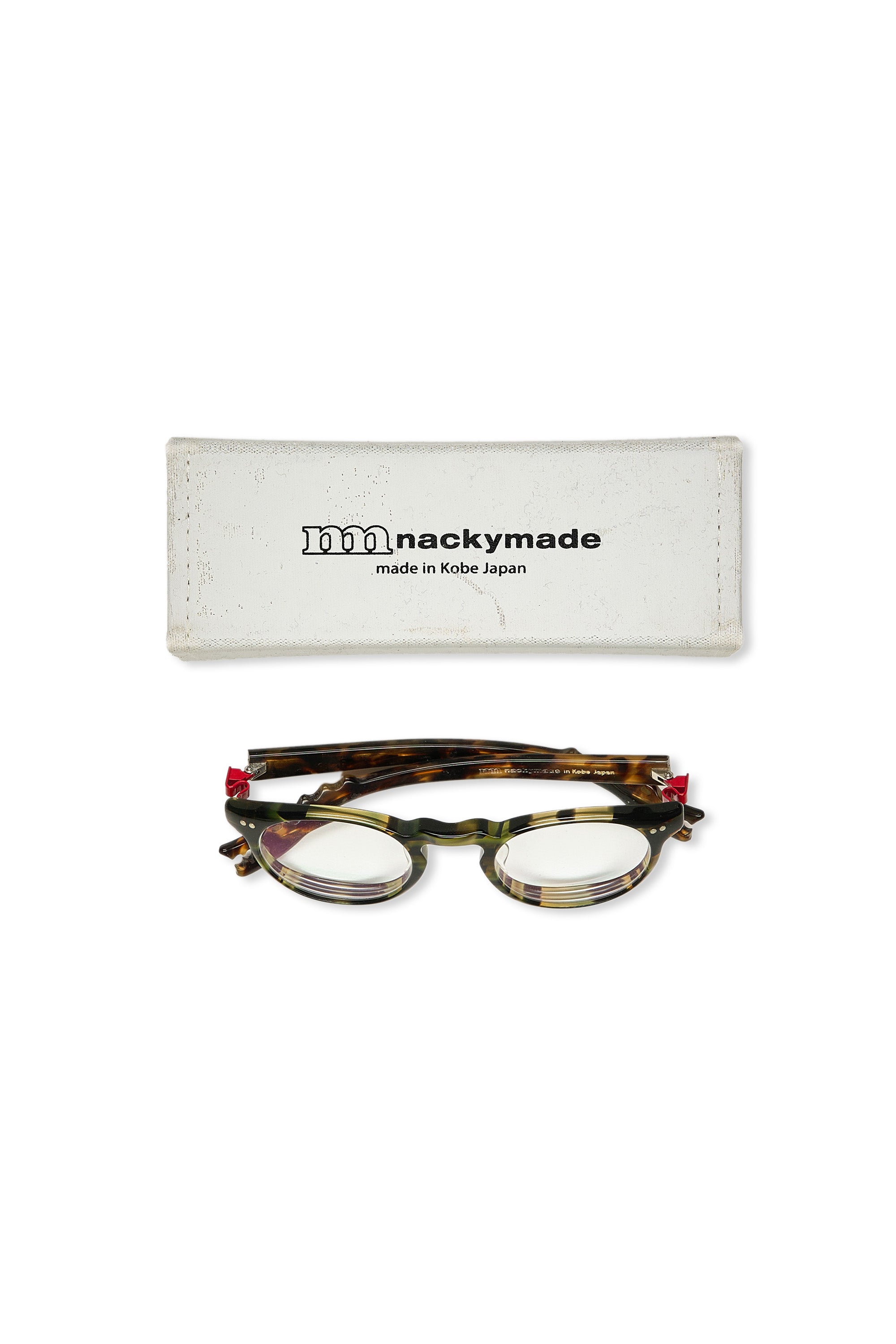 Nackymade Dino Glasses - Brown Tortoise/ Green Camo