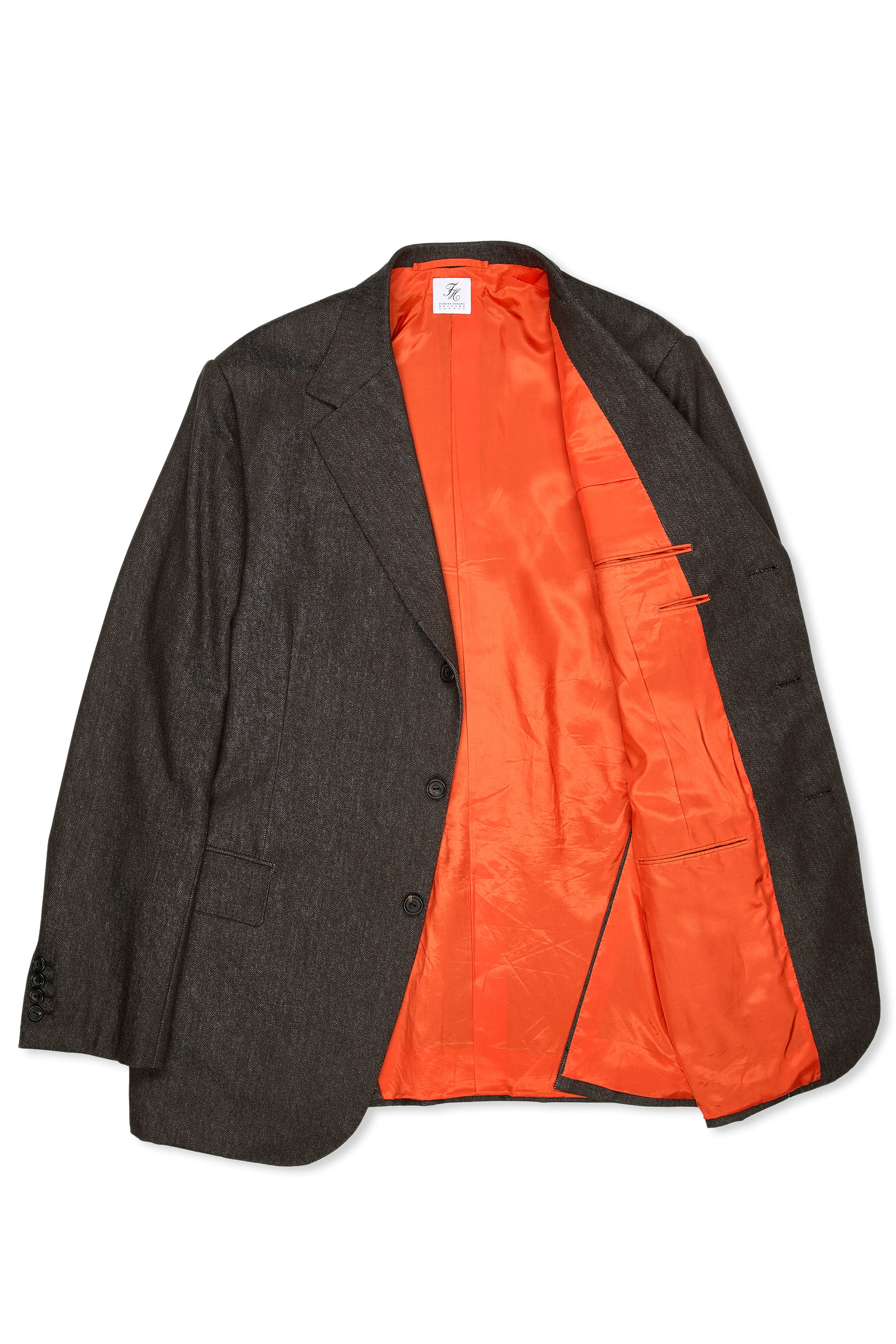 Fumiya Hirano Brown Trofeo Denim Wool Suit Bespoke