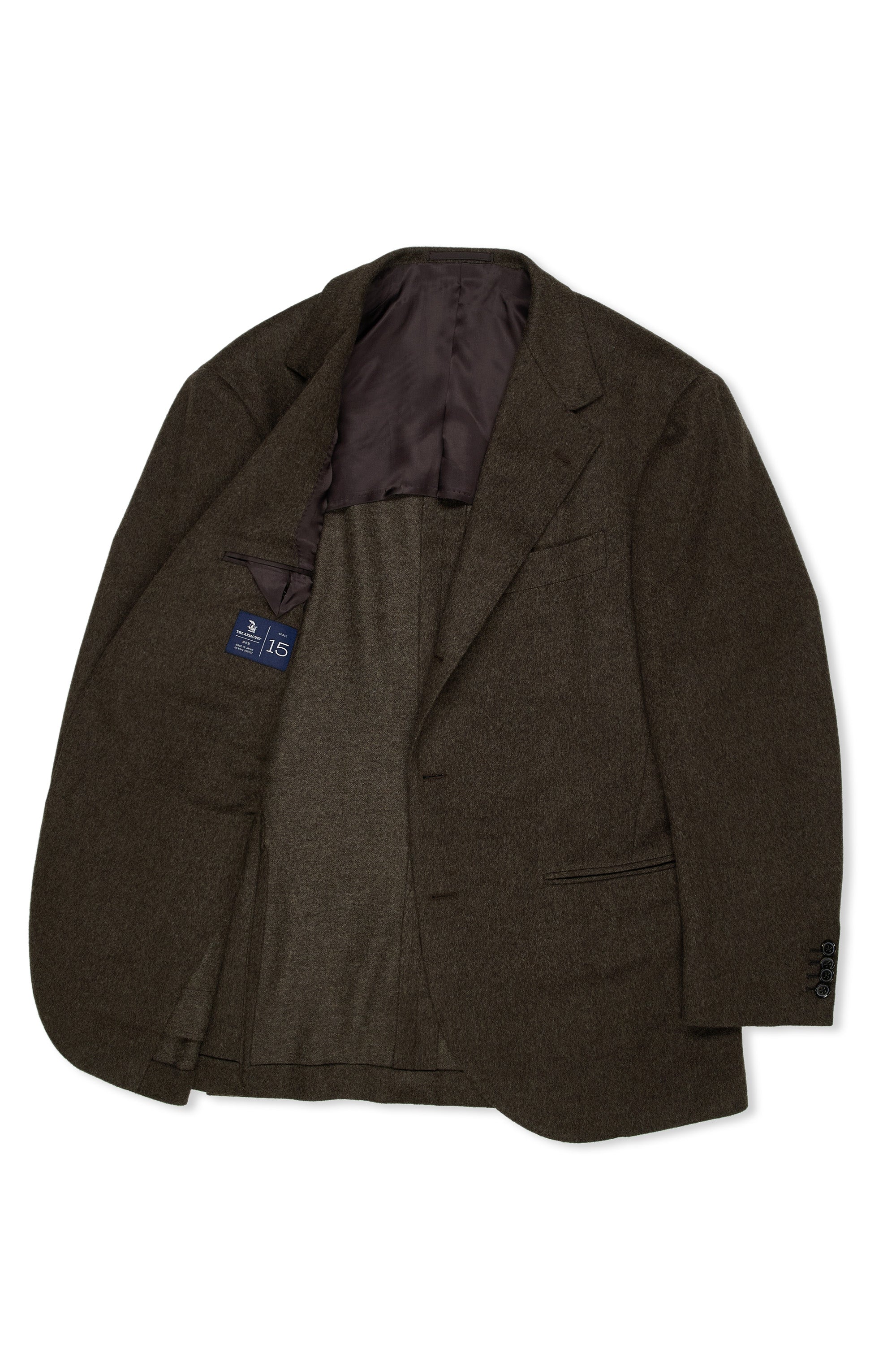 The Armoury Model 15 Brown Wool Doeskin Sport Coat