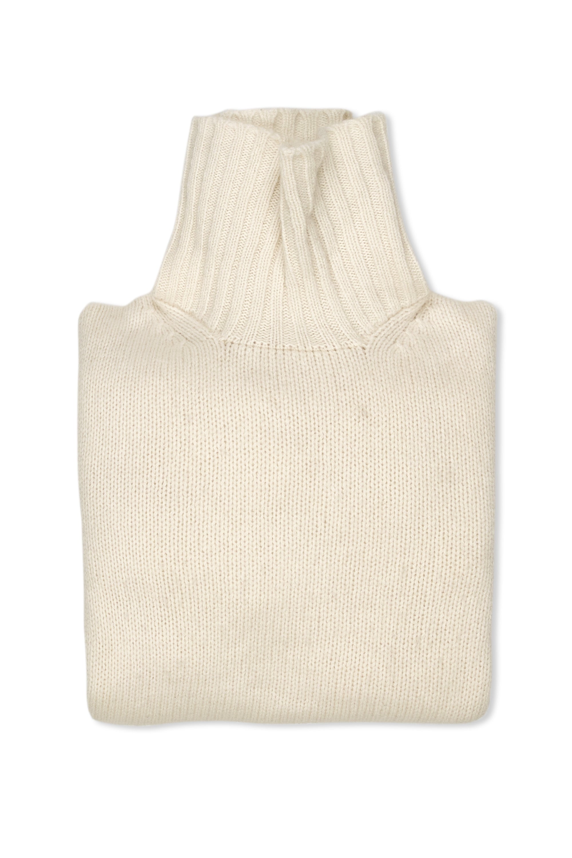 The Armoury Ecru Lambswool Rollneck Sweater *sample*