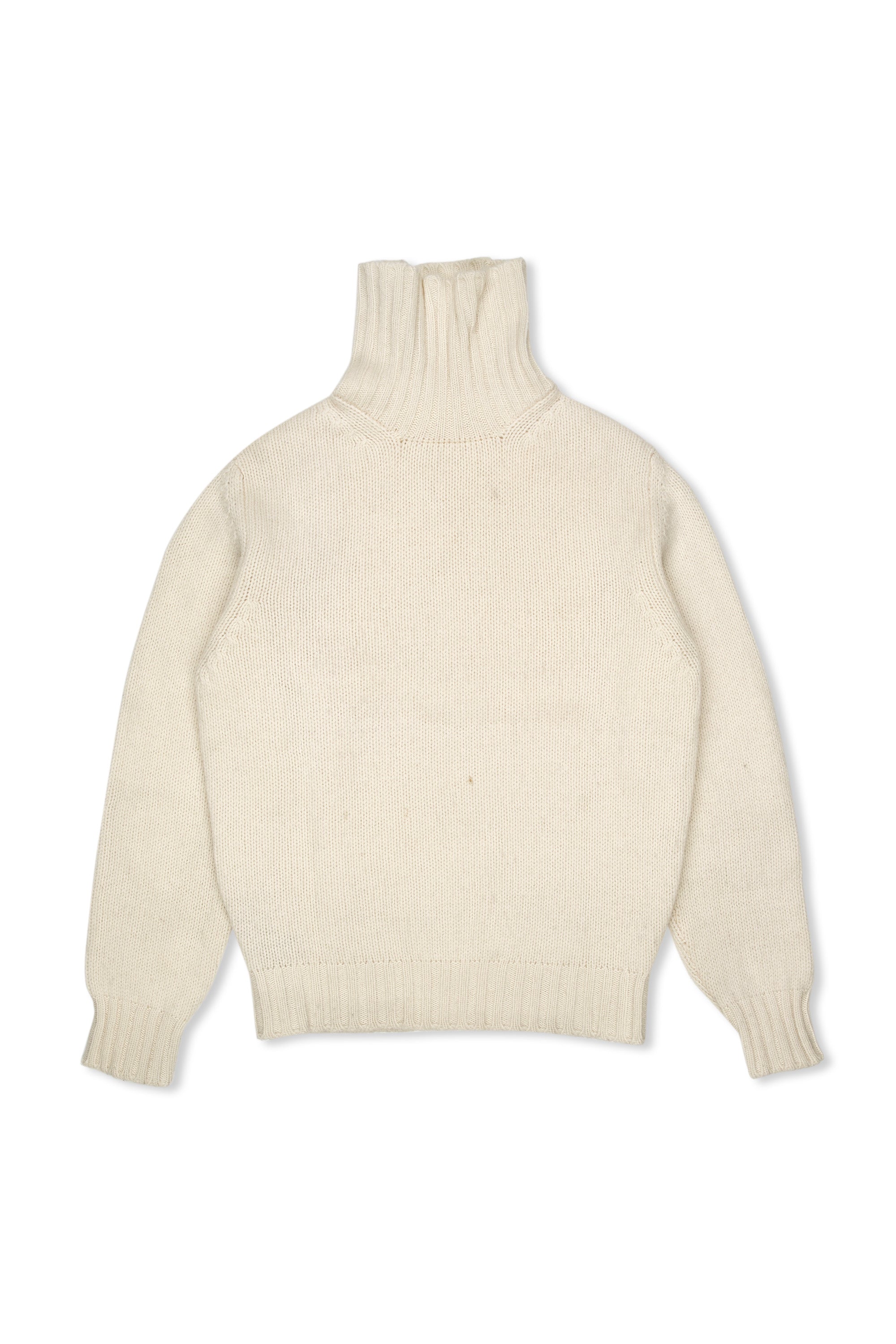 The Armoury Ecru Lambswool Rollneck Sweater *sample*