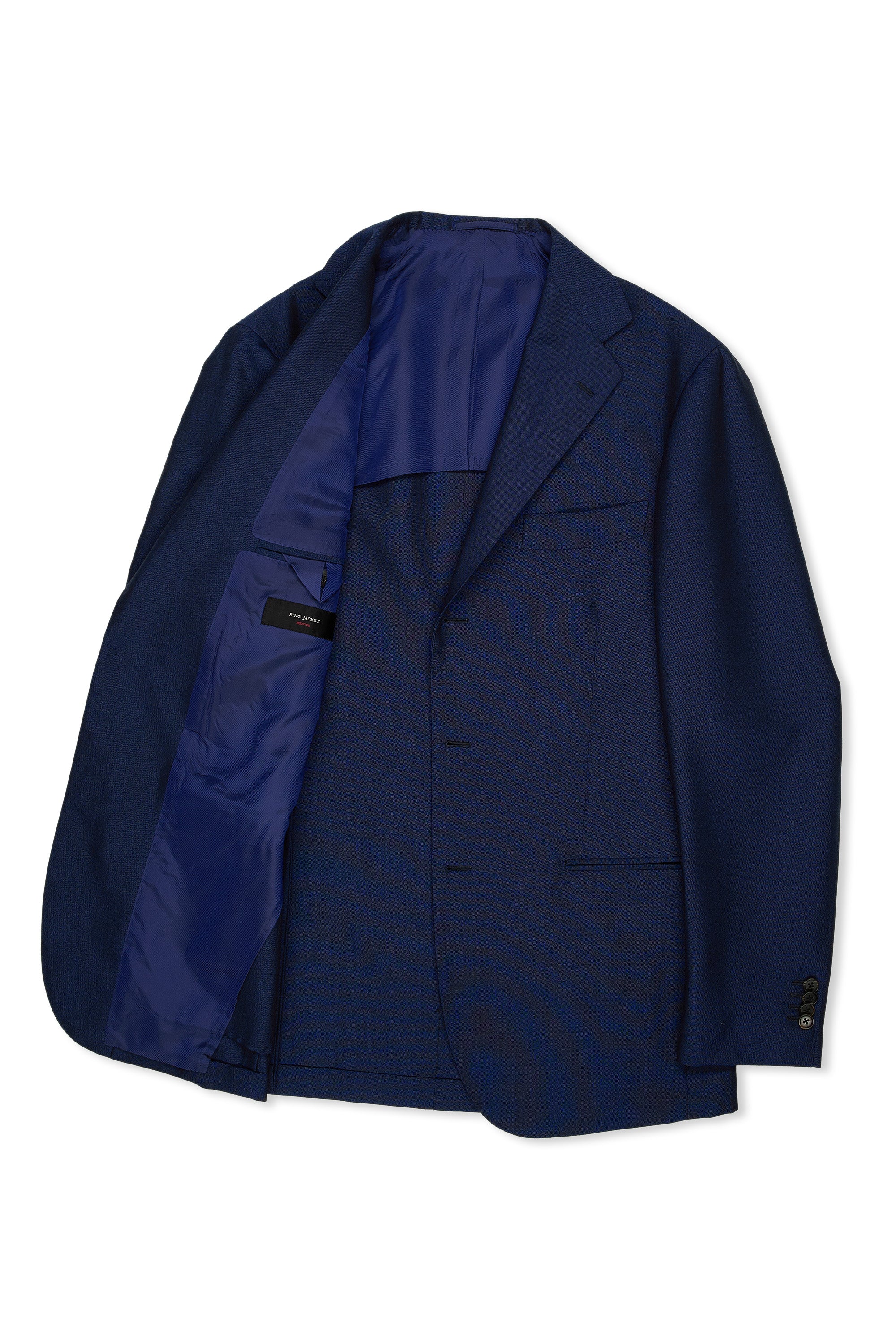 Ring Jacket Meister Navy Wool/Mohair Suit MTO