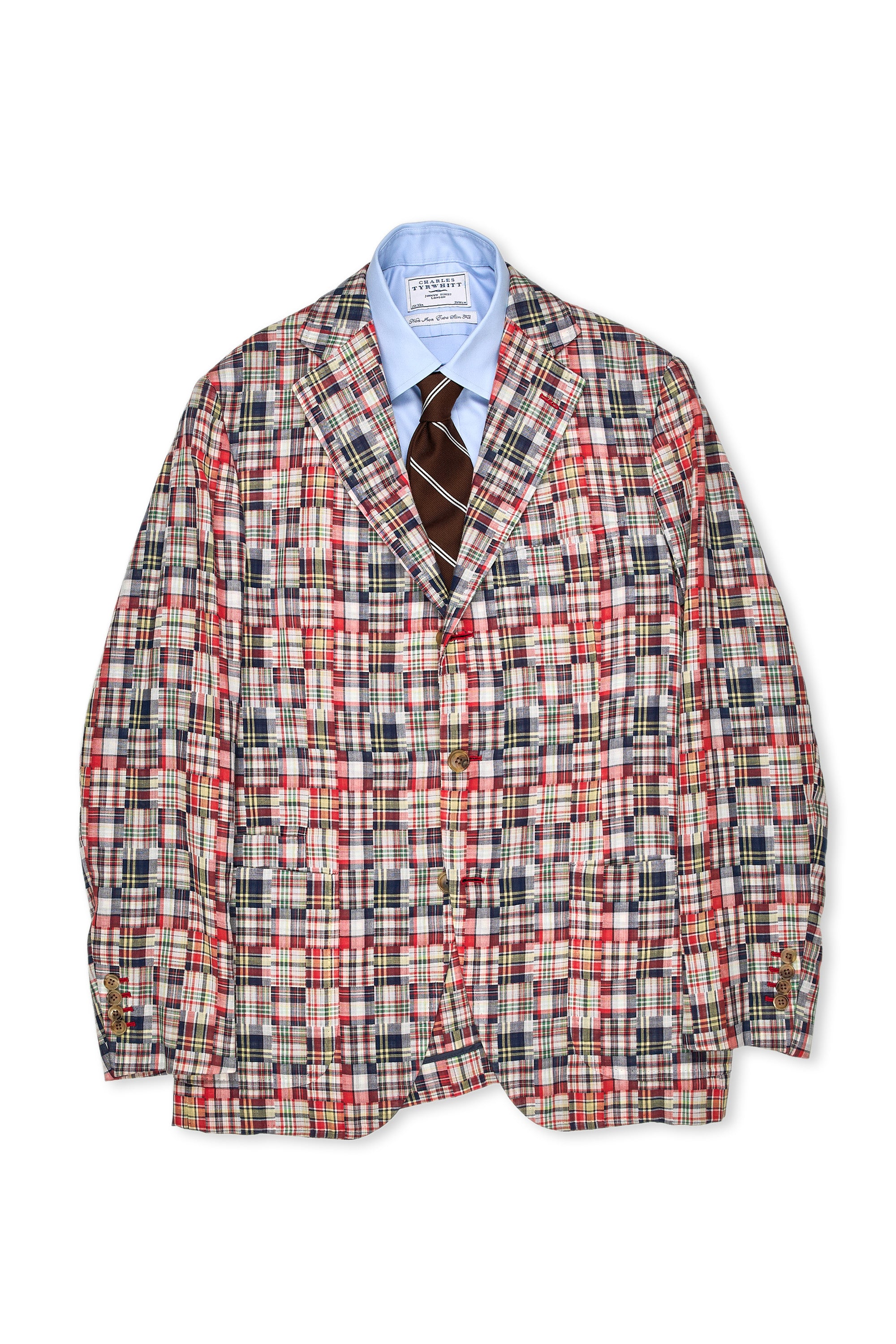 Drake's Multicolor Cotton Sport Coat