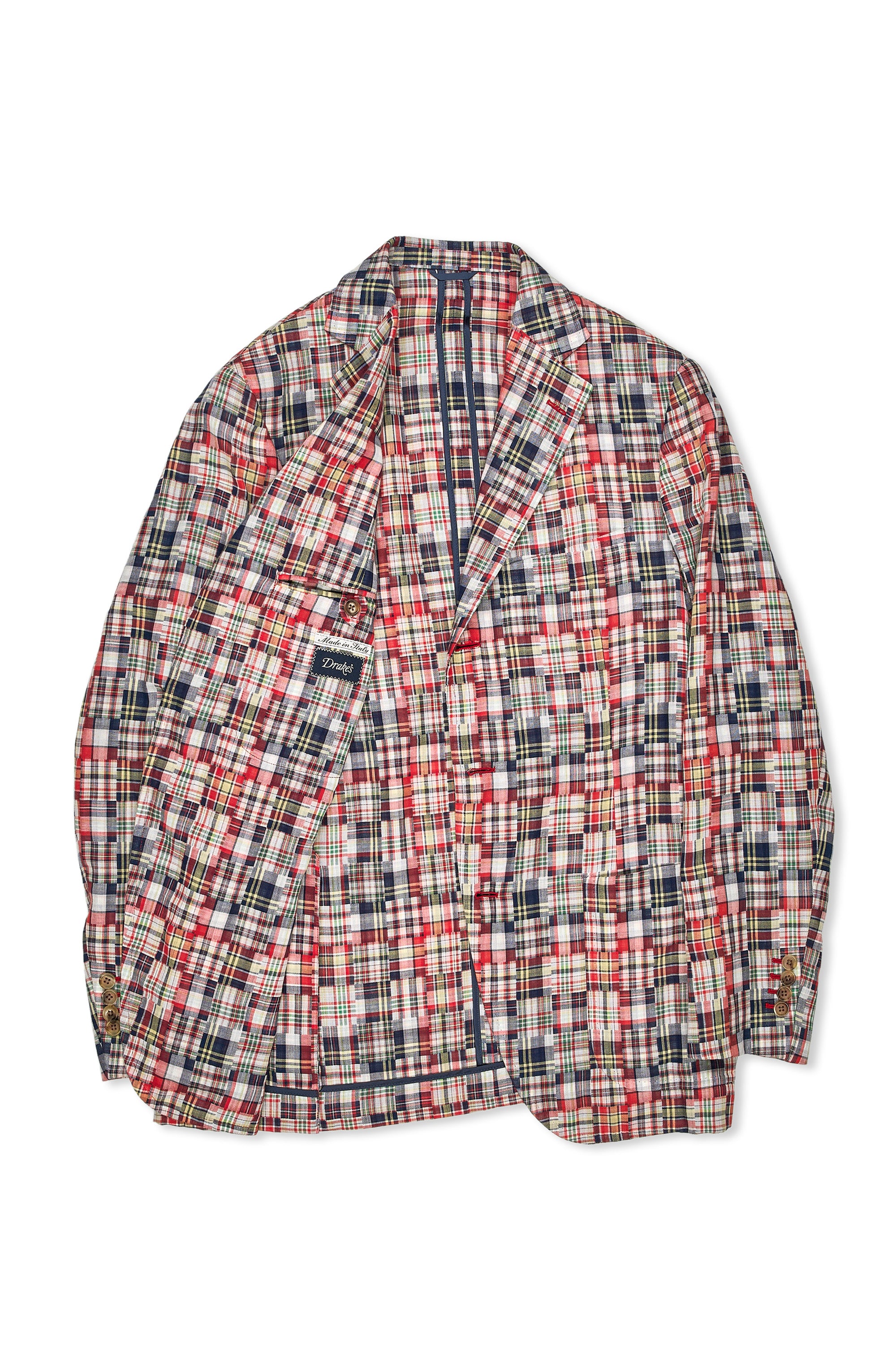 Drake's Multicolor Cotton Sport Coat