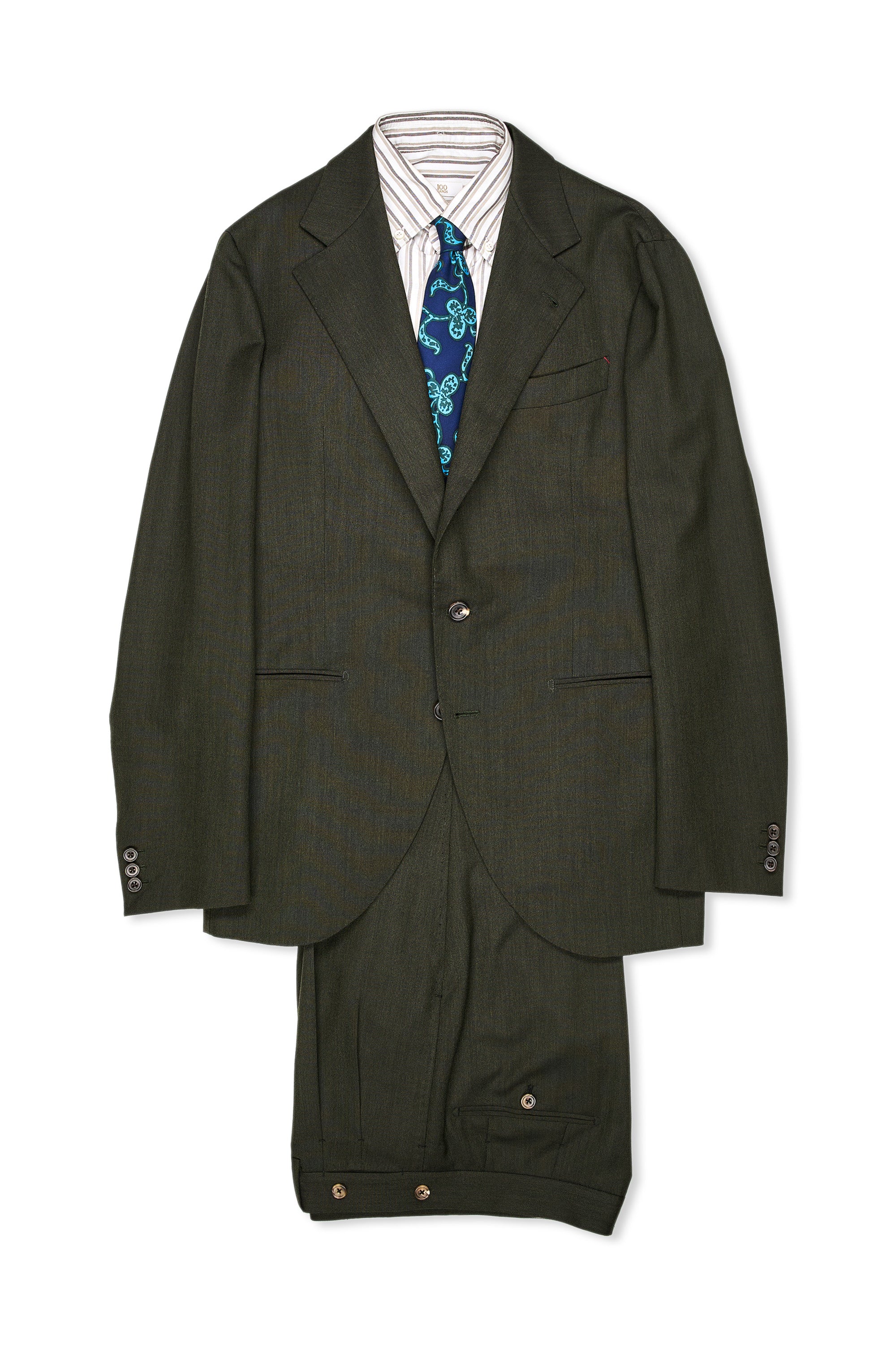 Prologue Green Wool Suit