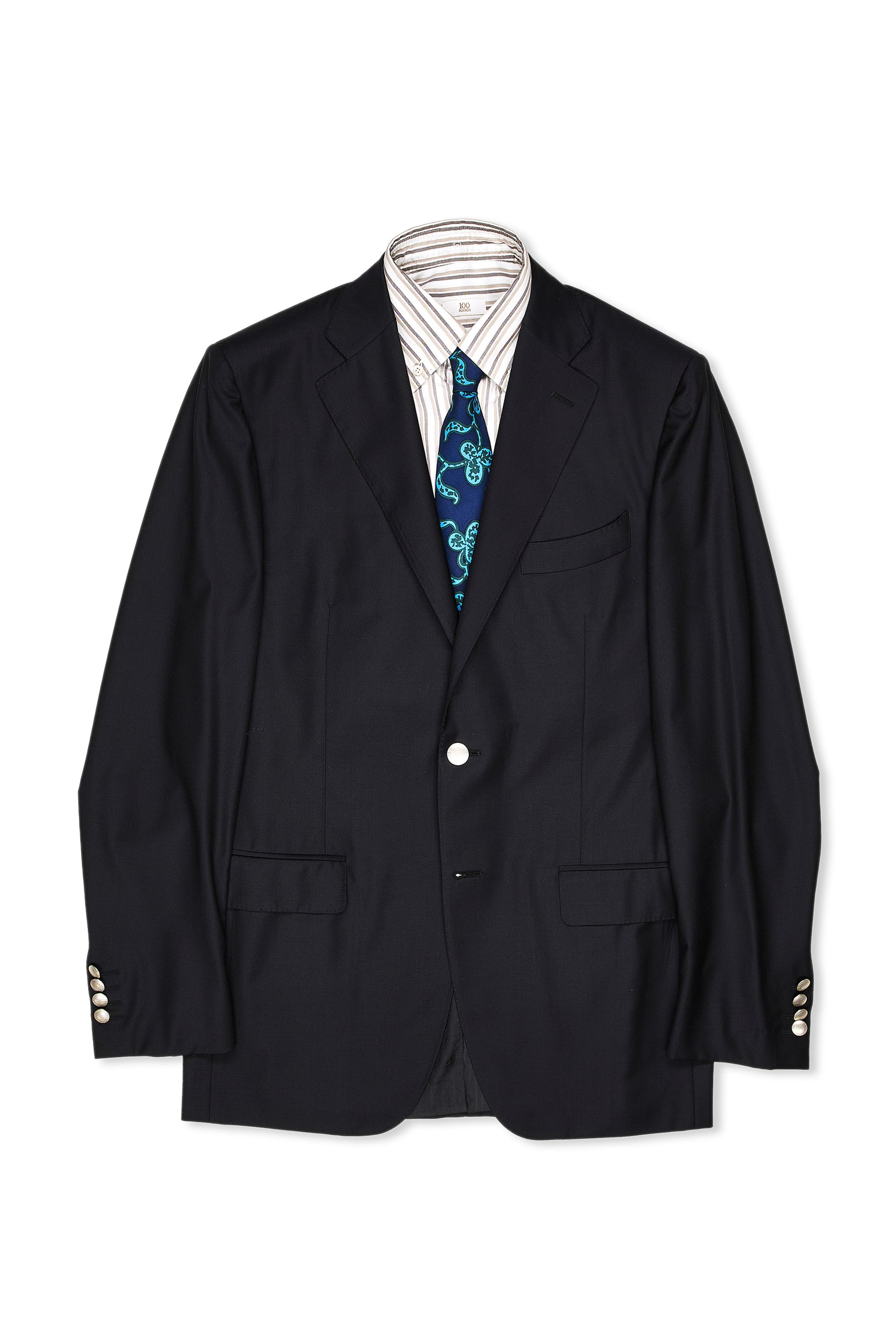 Canali Dark Navy Super 150's Wool Sport Coat