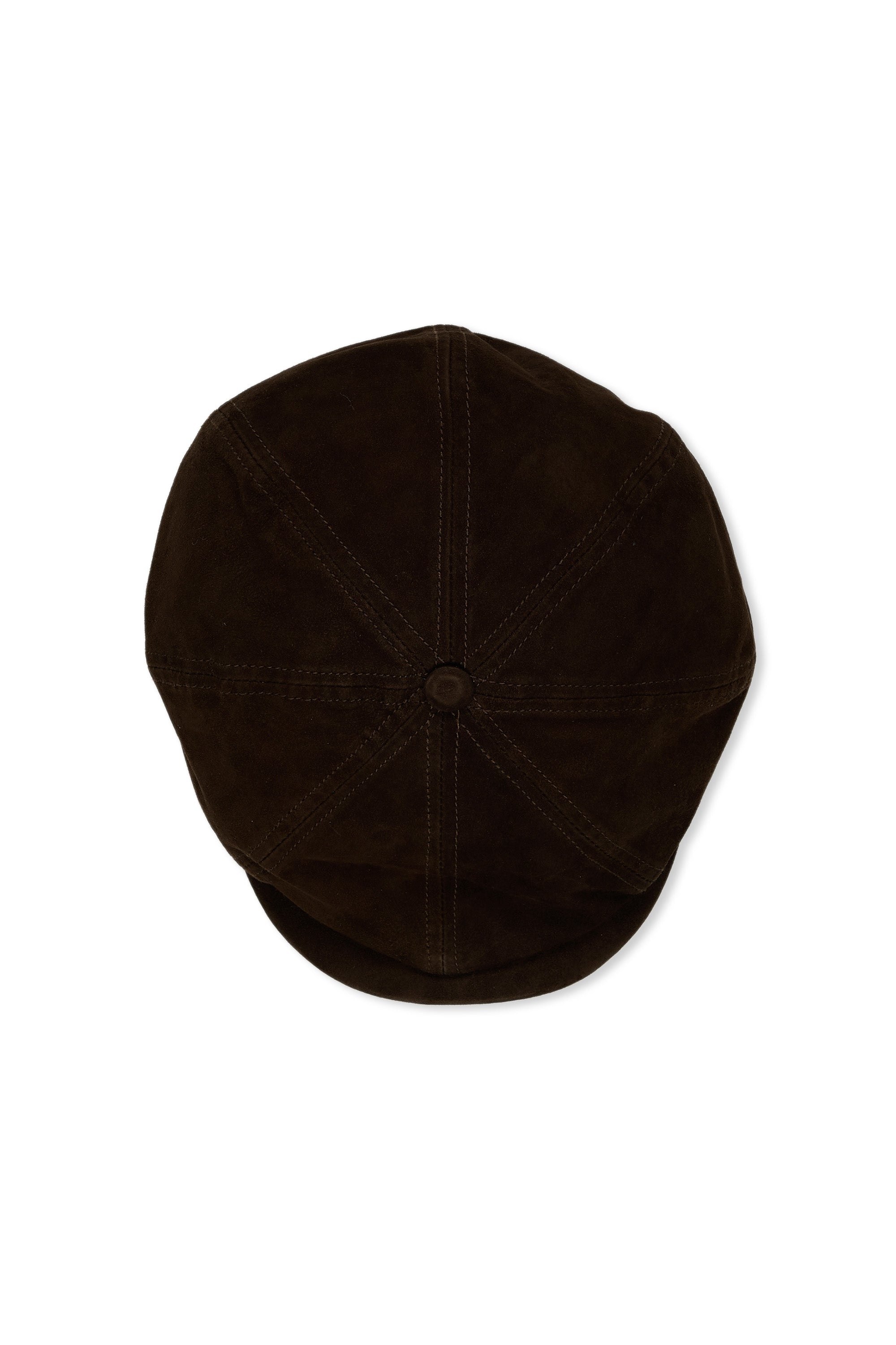 Lock & Co Hatters Chocolate Suede Cap