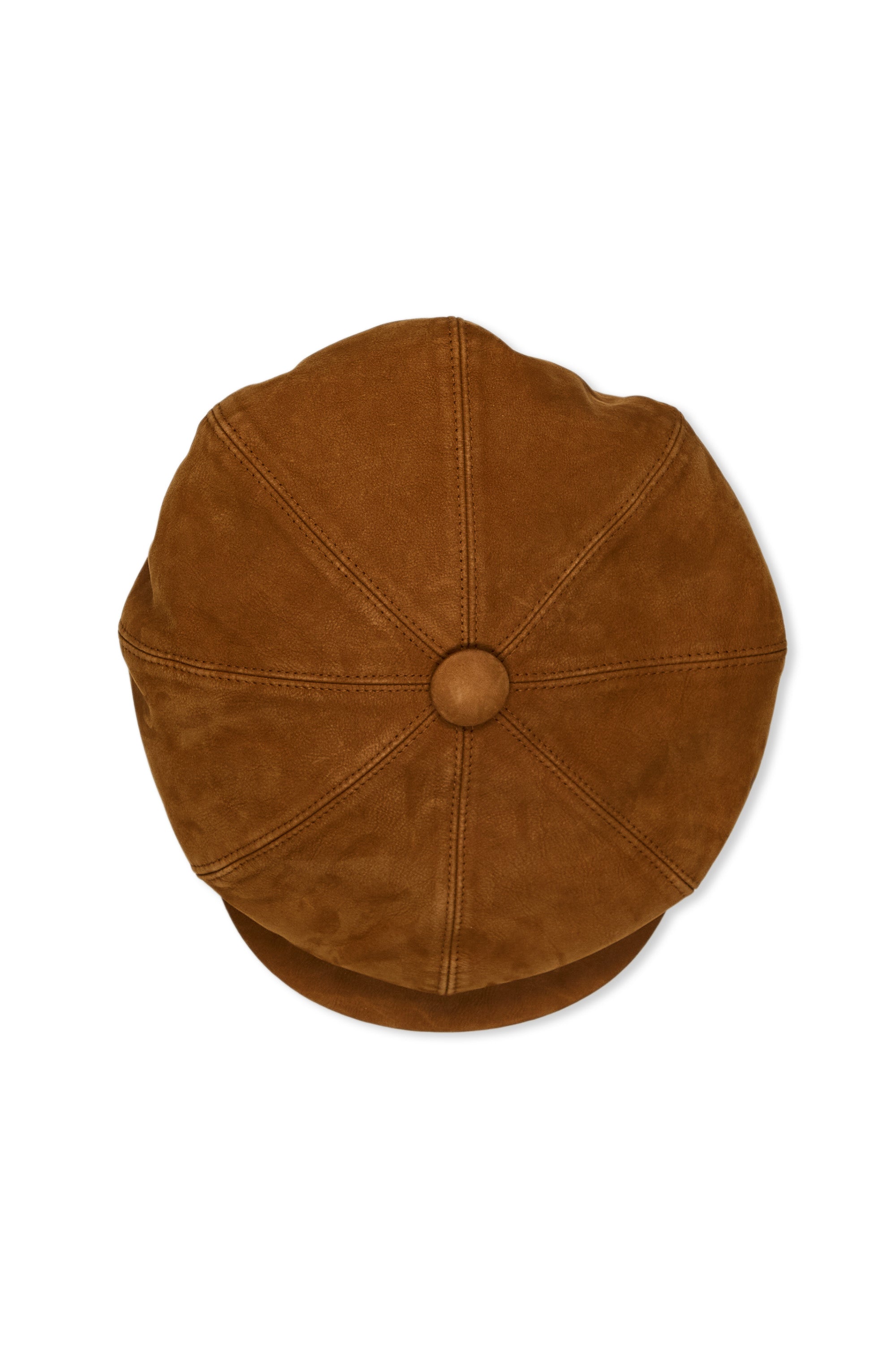 Thomas Farthing Caramel Brown Nappa Leather Cap