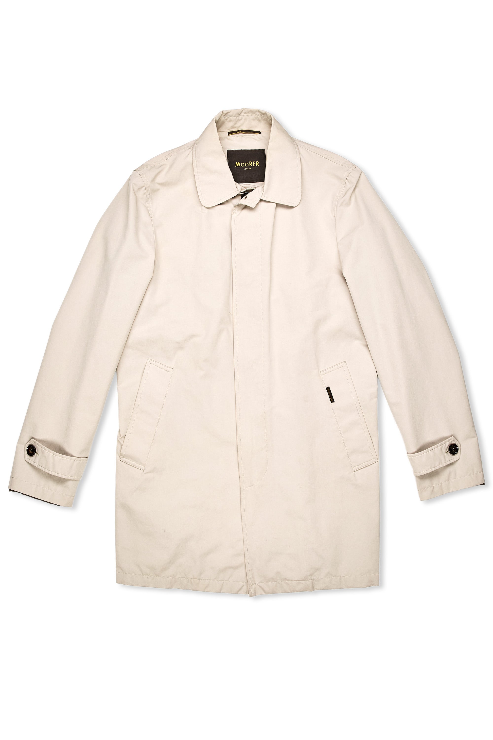 Moorer Stone Cotton Coat