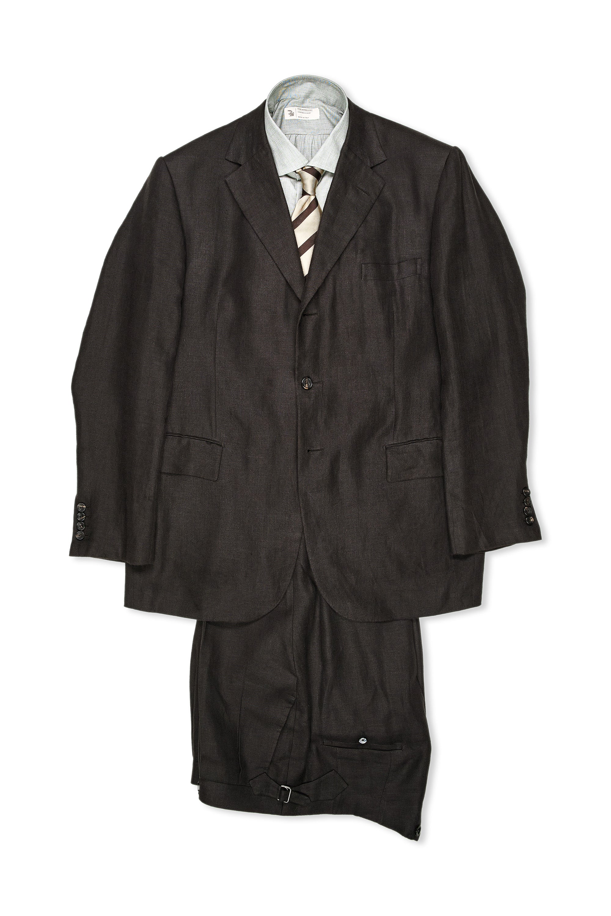 Fumiya Hirano Black Linen Suit