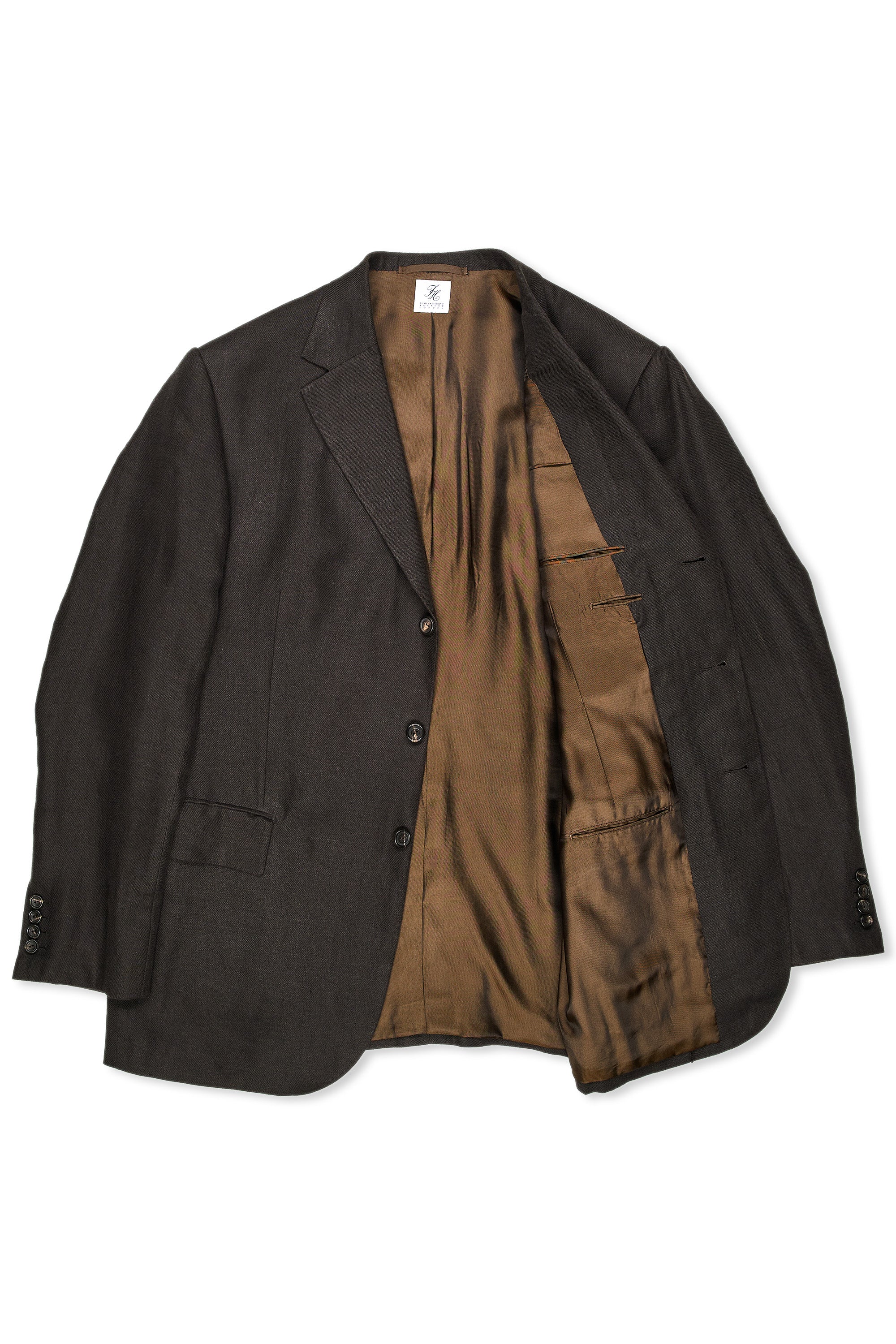 Fumiya Hirano Black Linen Suit