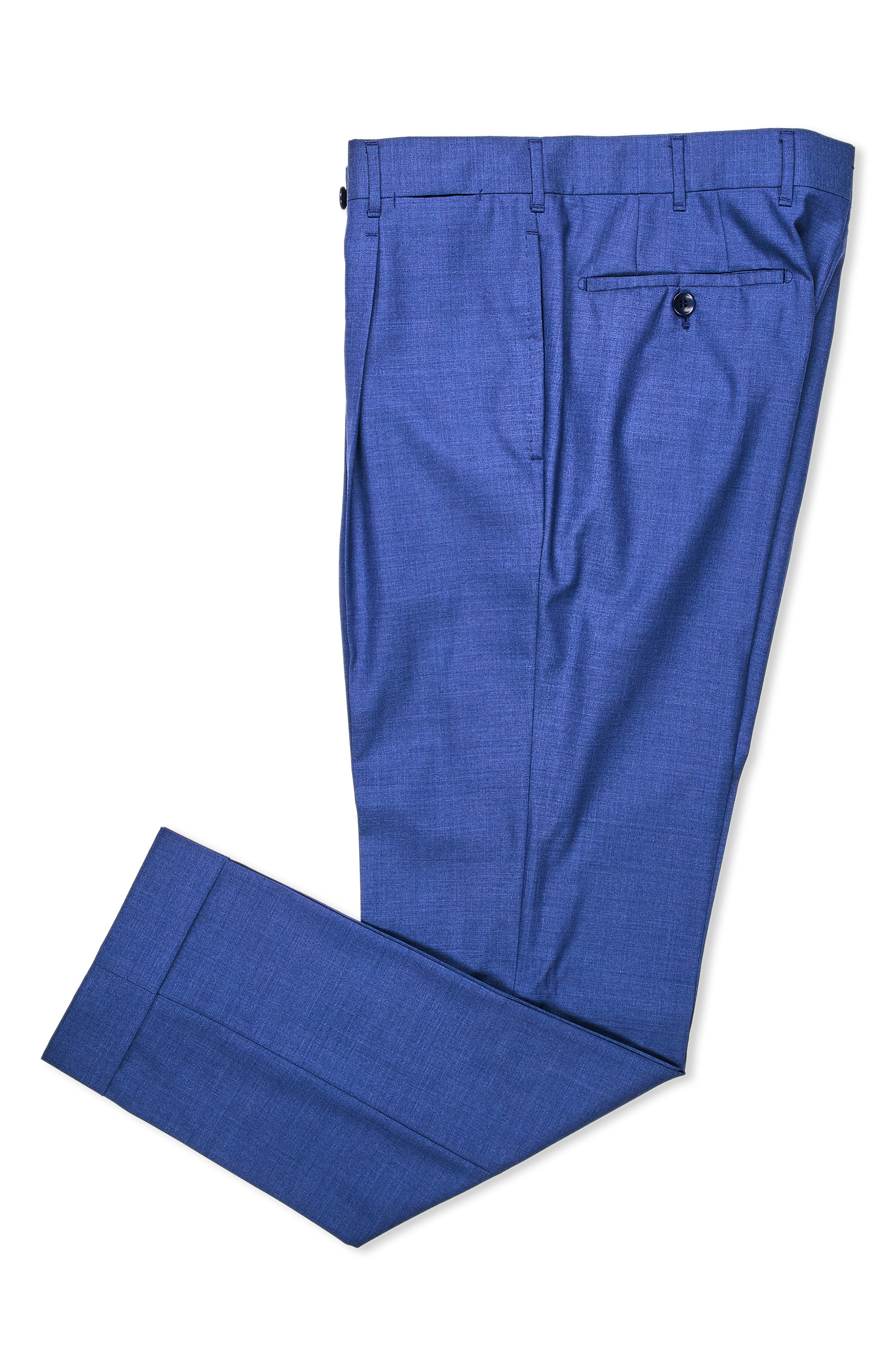 Rota Blue Wool Trousers