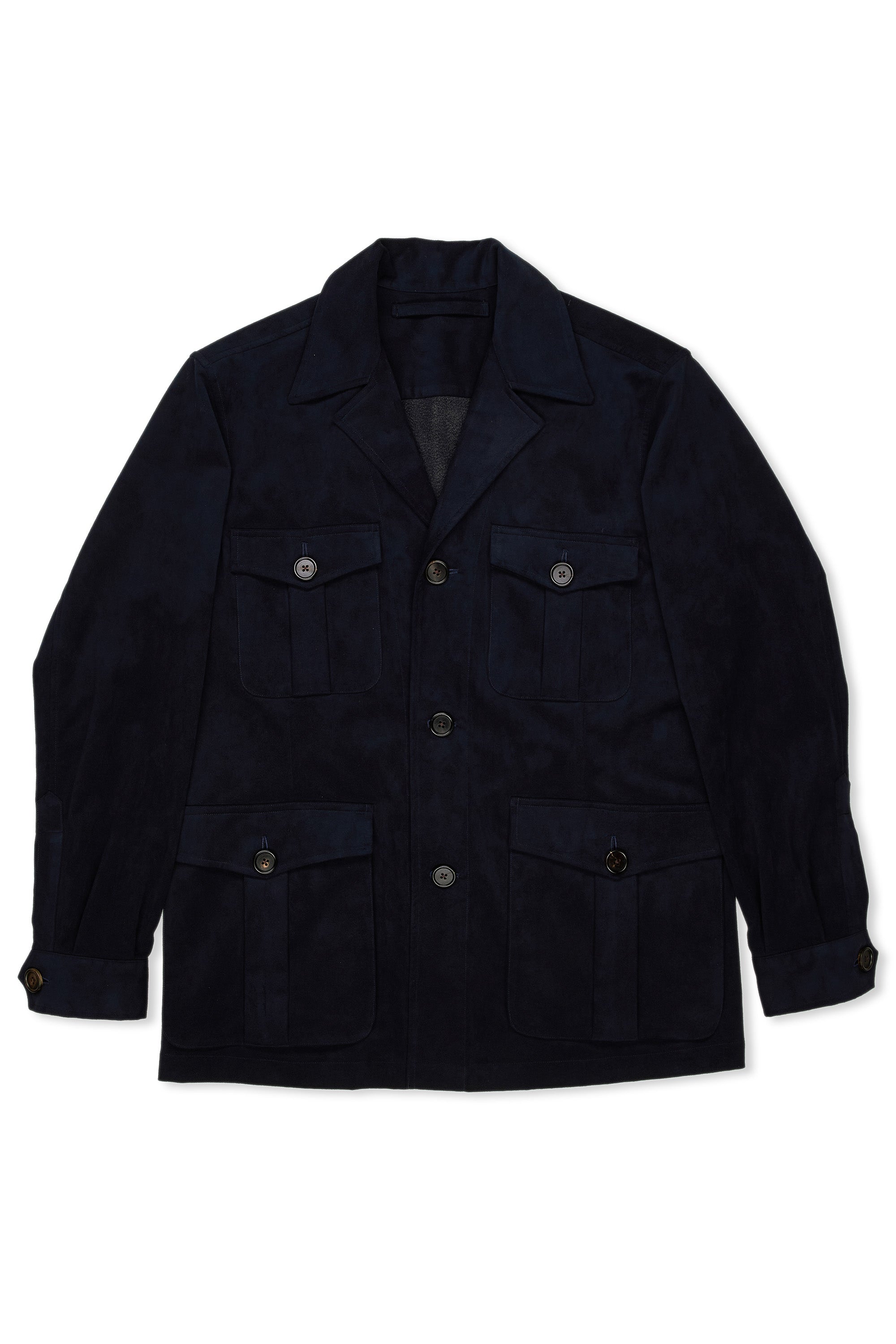 The Armoury Navy Ultrasuede Safari Jacket II