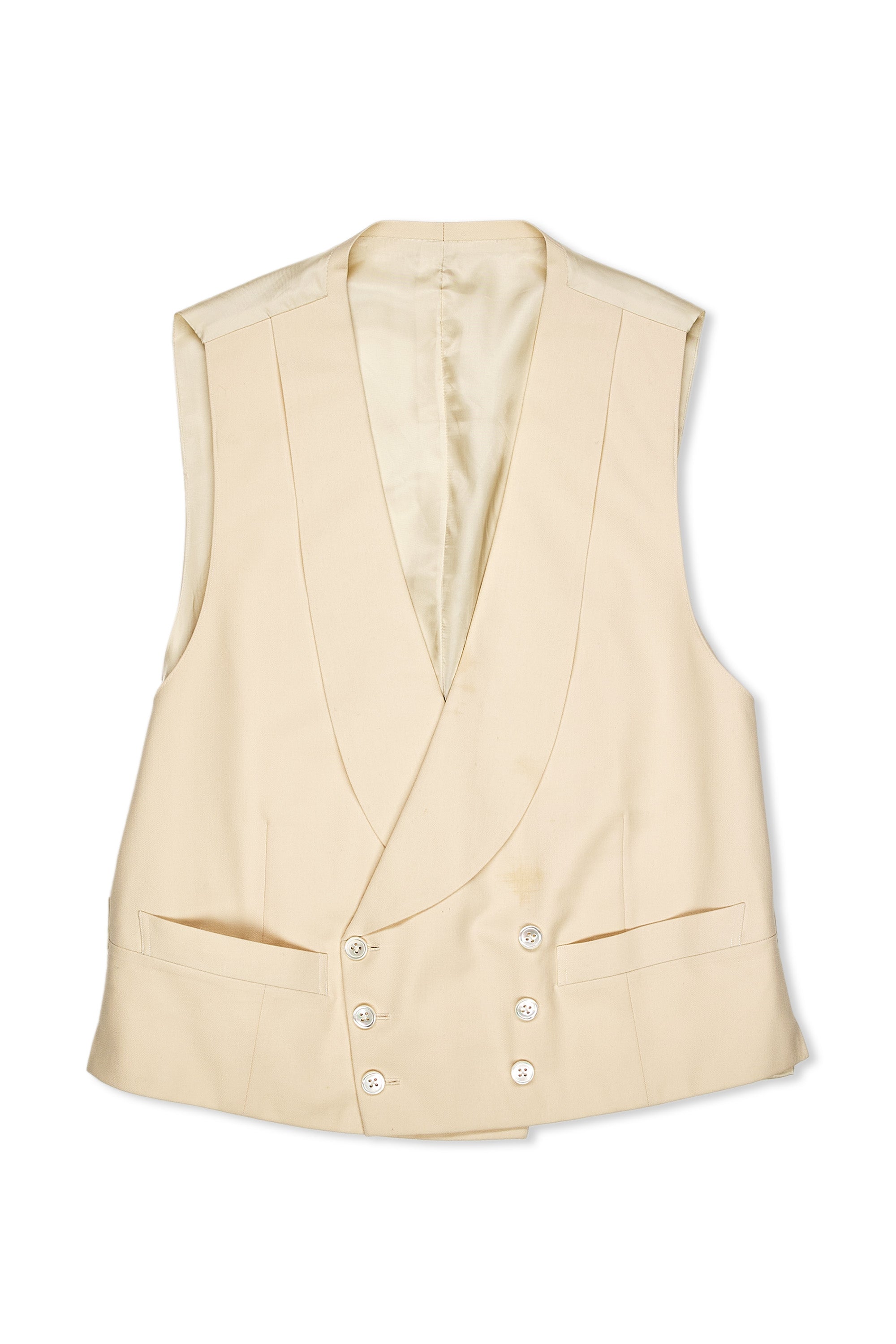 Cream Wool Waistcoat *sample*