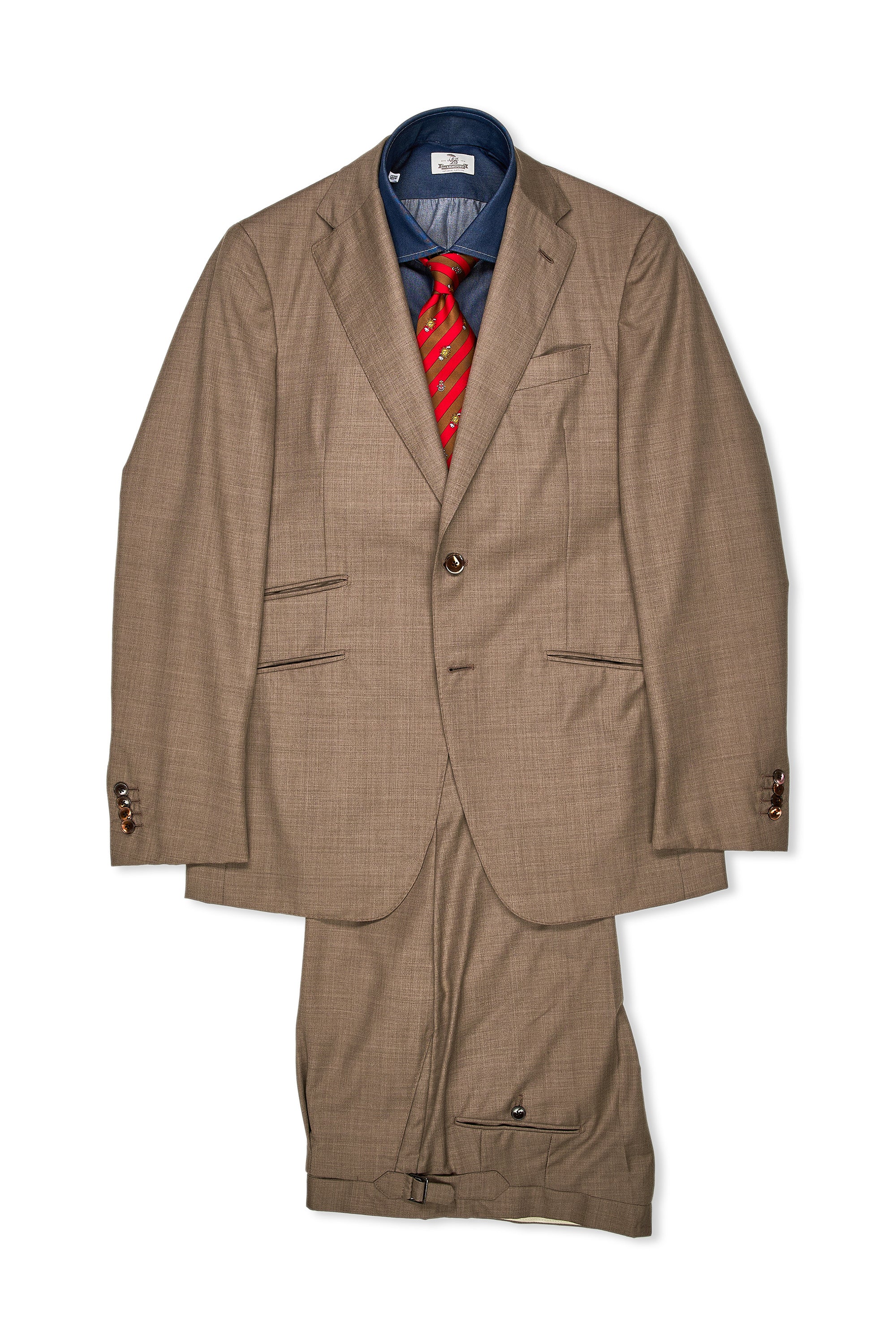 Atelier Dante Brown Wool Suit