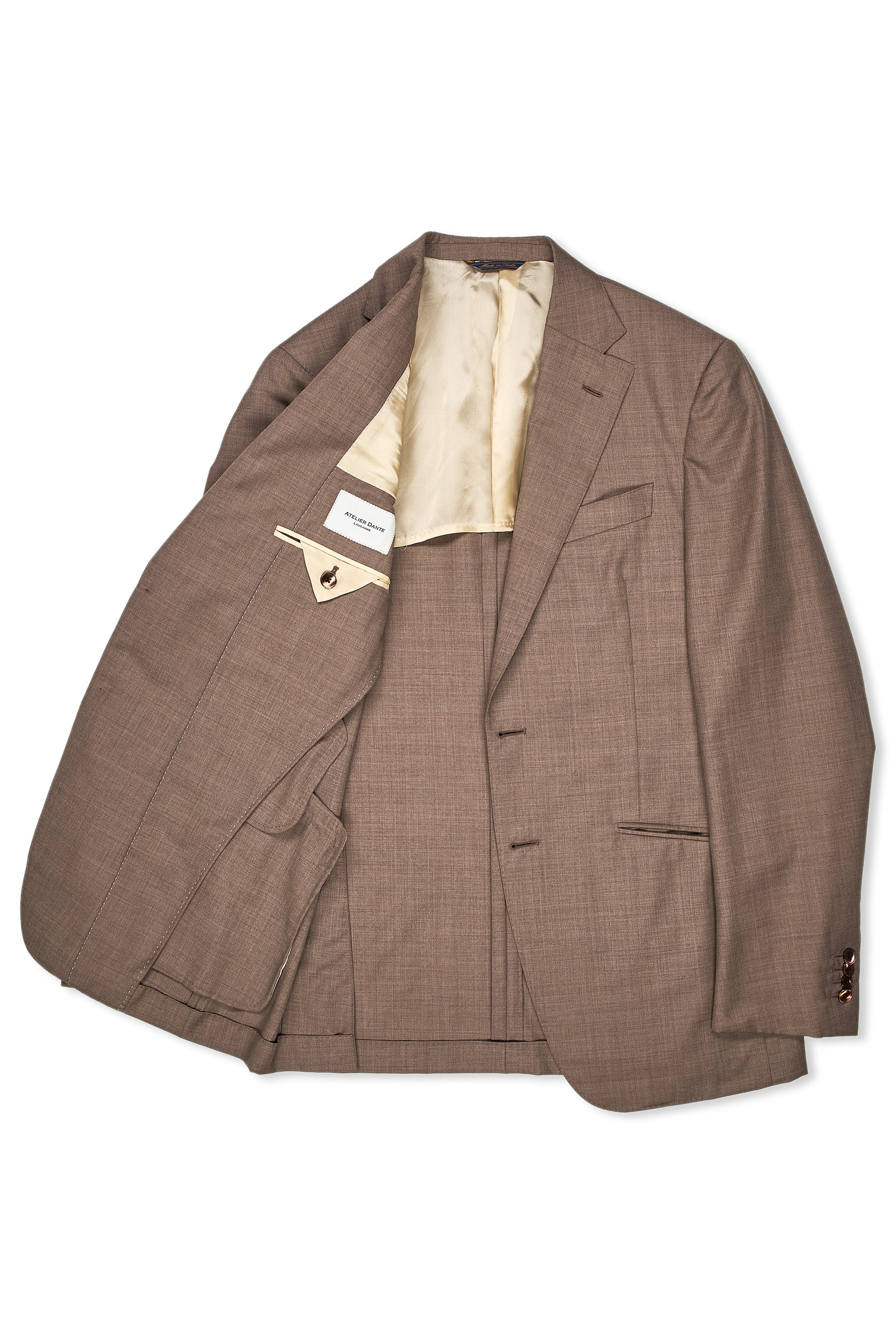 Atelier Dante Brown Wool Suit