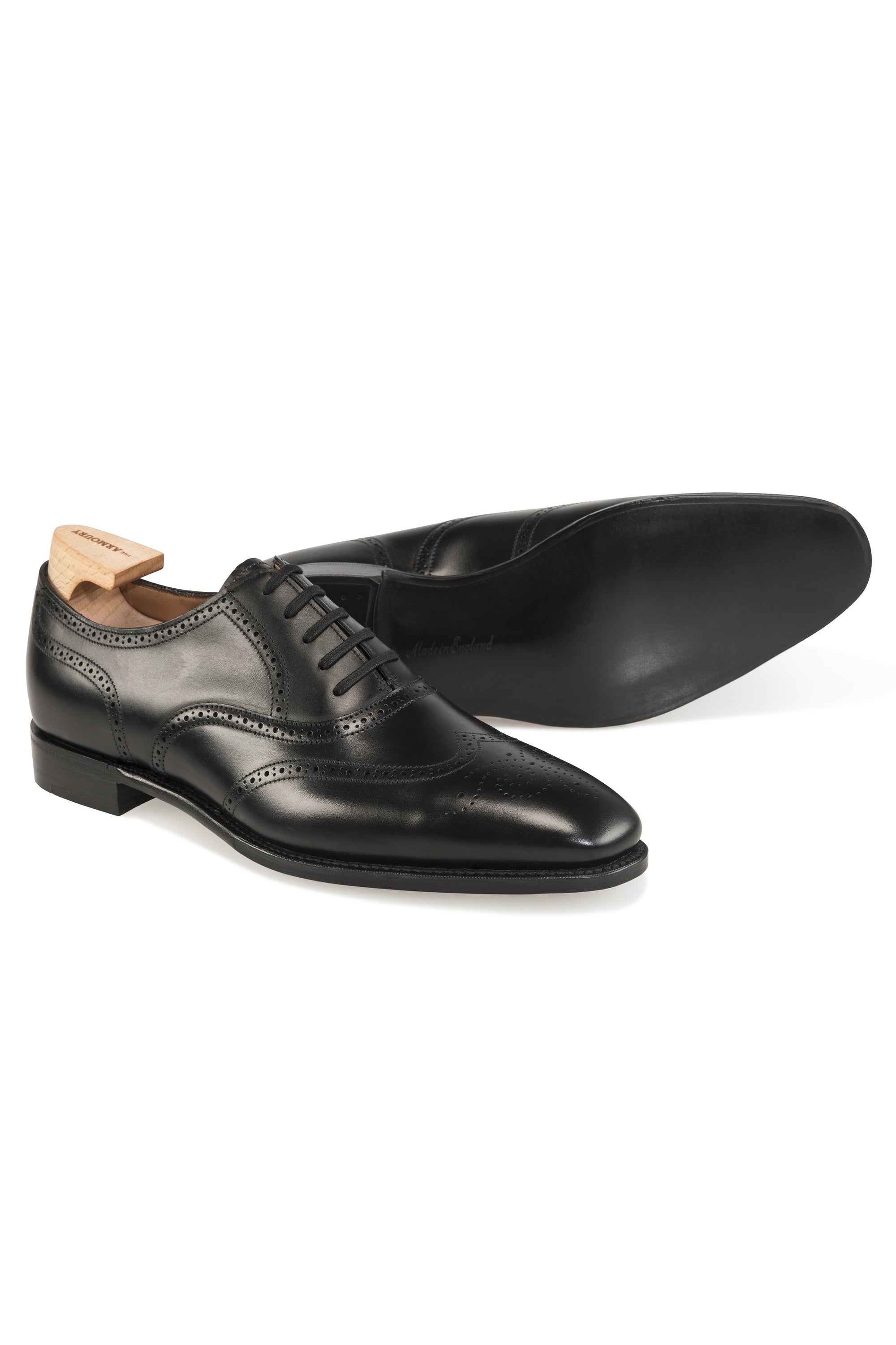 The Armoury Hajime 100355 Gloucester Black Calf Oxford Shoes *factory seconds*