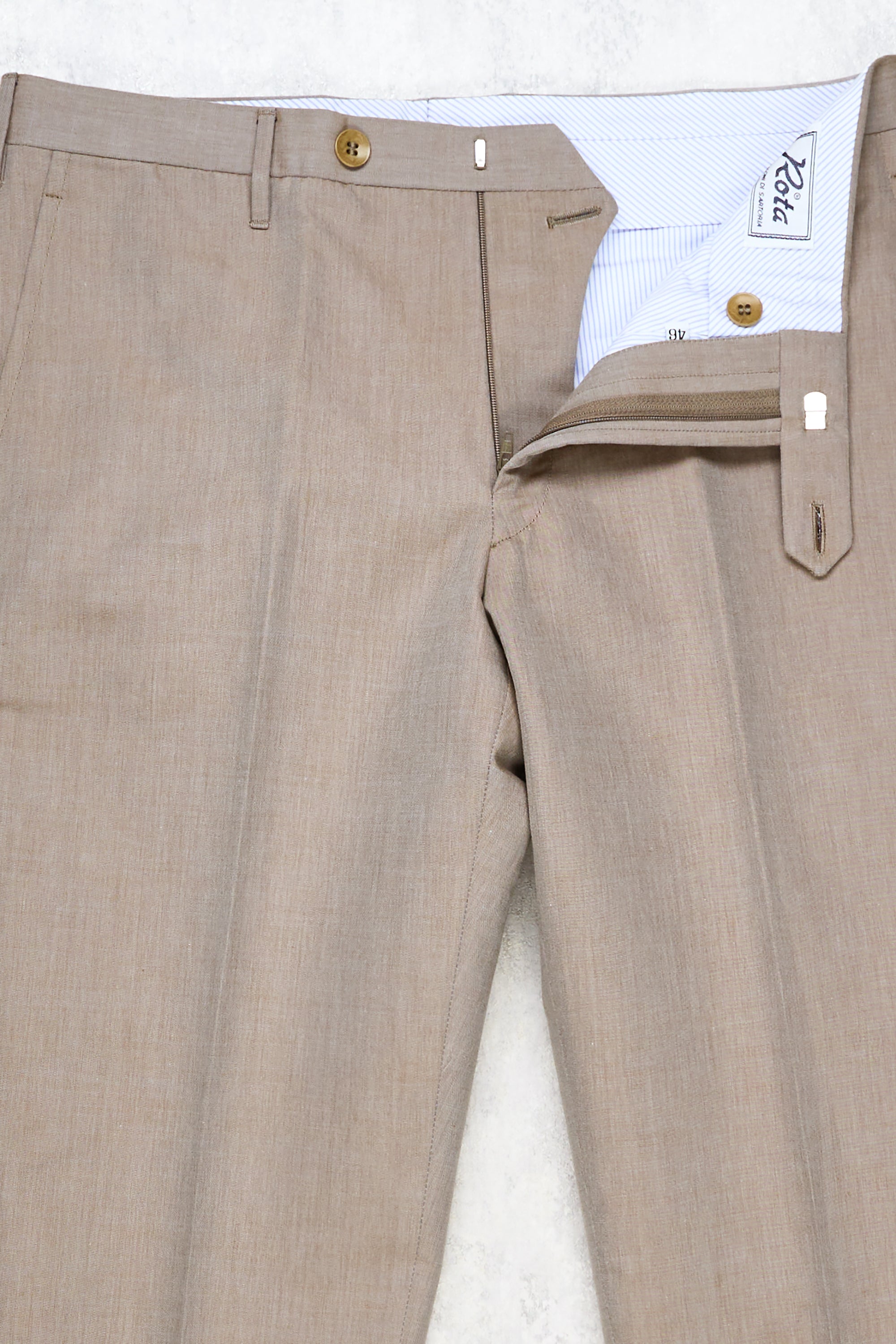Rota	290/2 Brown Cotton Trousers