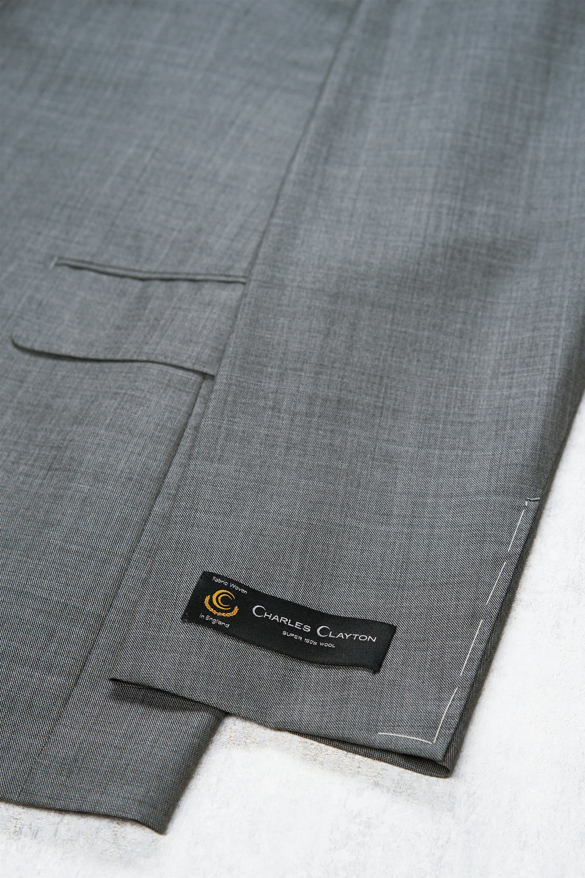 Attire House Grey Wool Suit