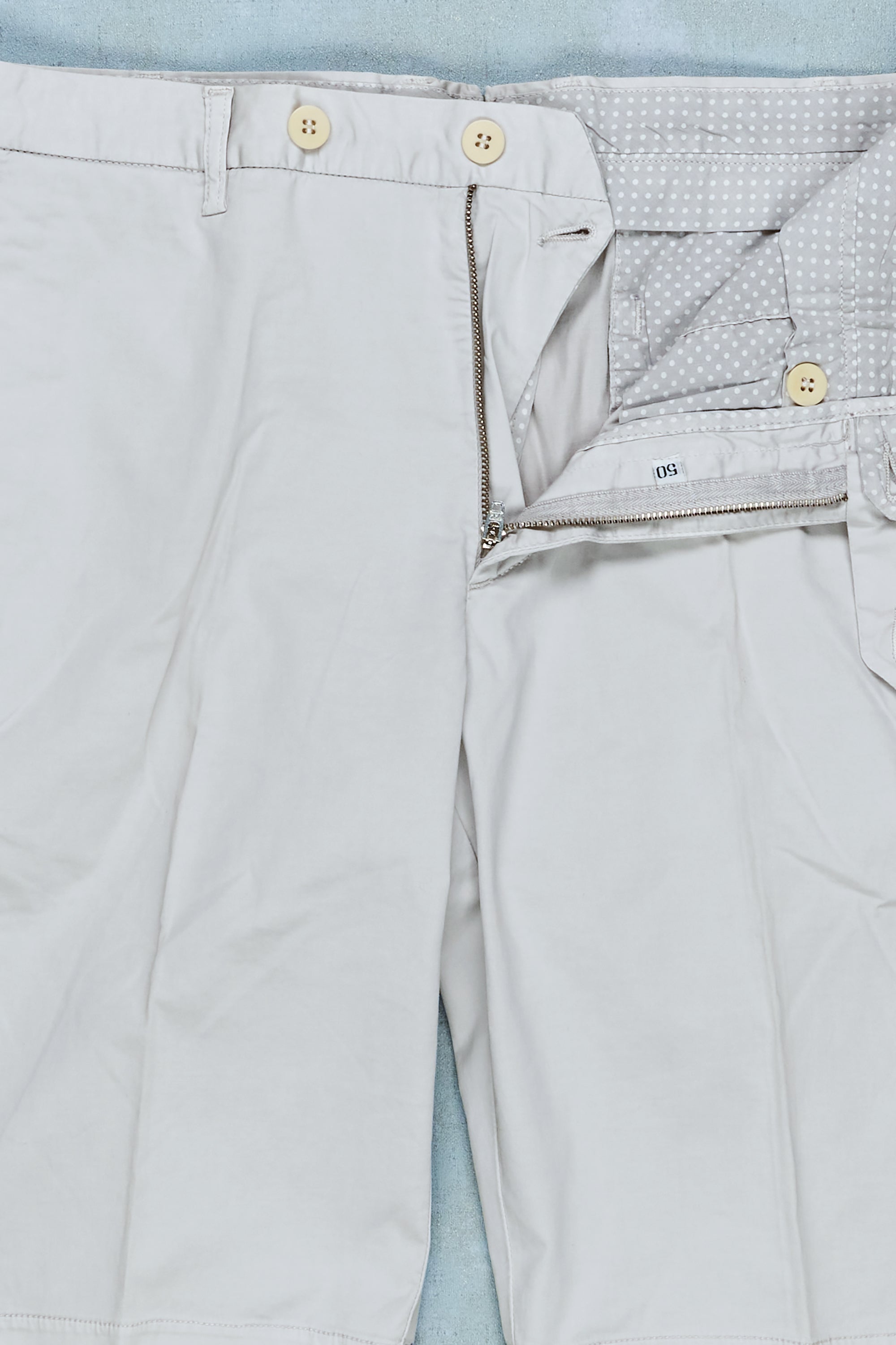 Rota	BE290/2 Light Grey Cotton Shorts