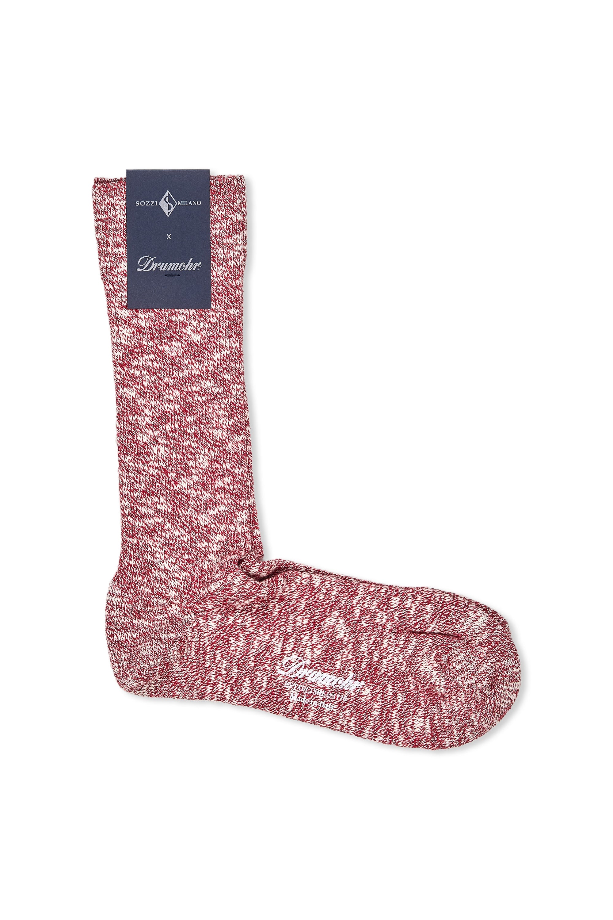 Drumohr Red Cotton Socks