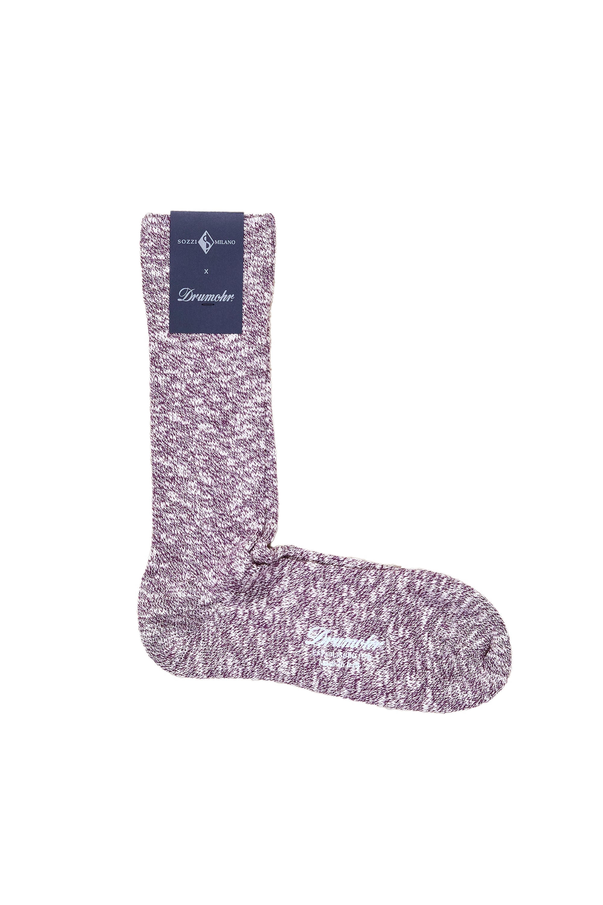 Drumohr Purple Cotton Socks
