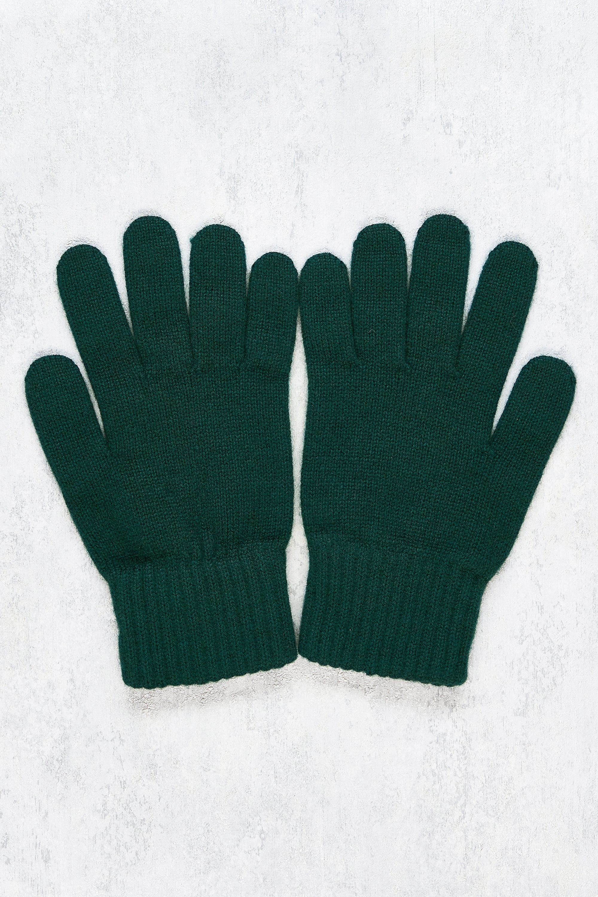 Drake's Green Cashmere Gloves