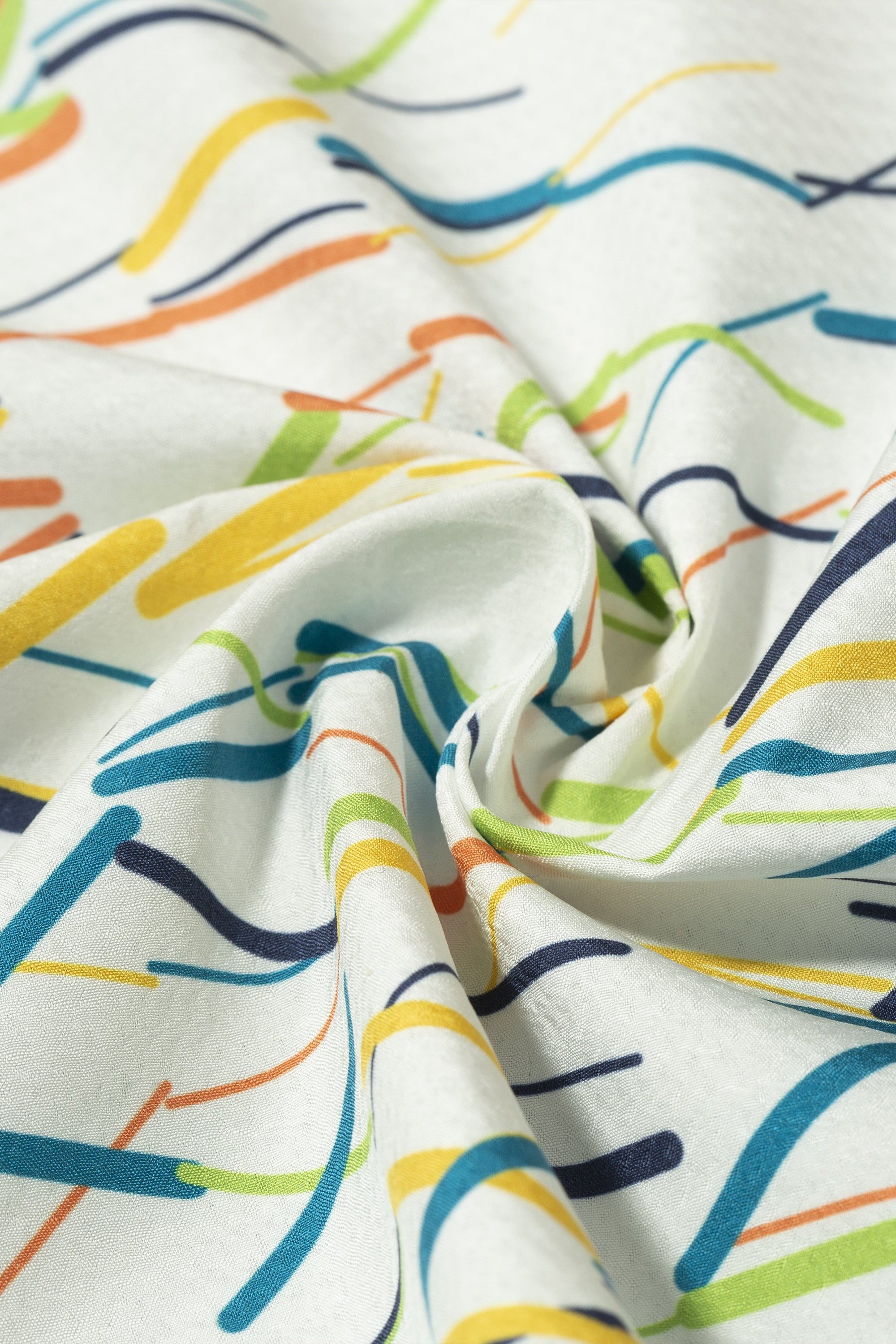 The Armoury Lens Cloth Multi Colour Step Pattern Pocket Square