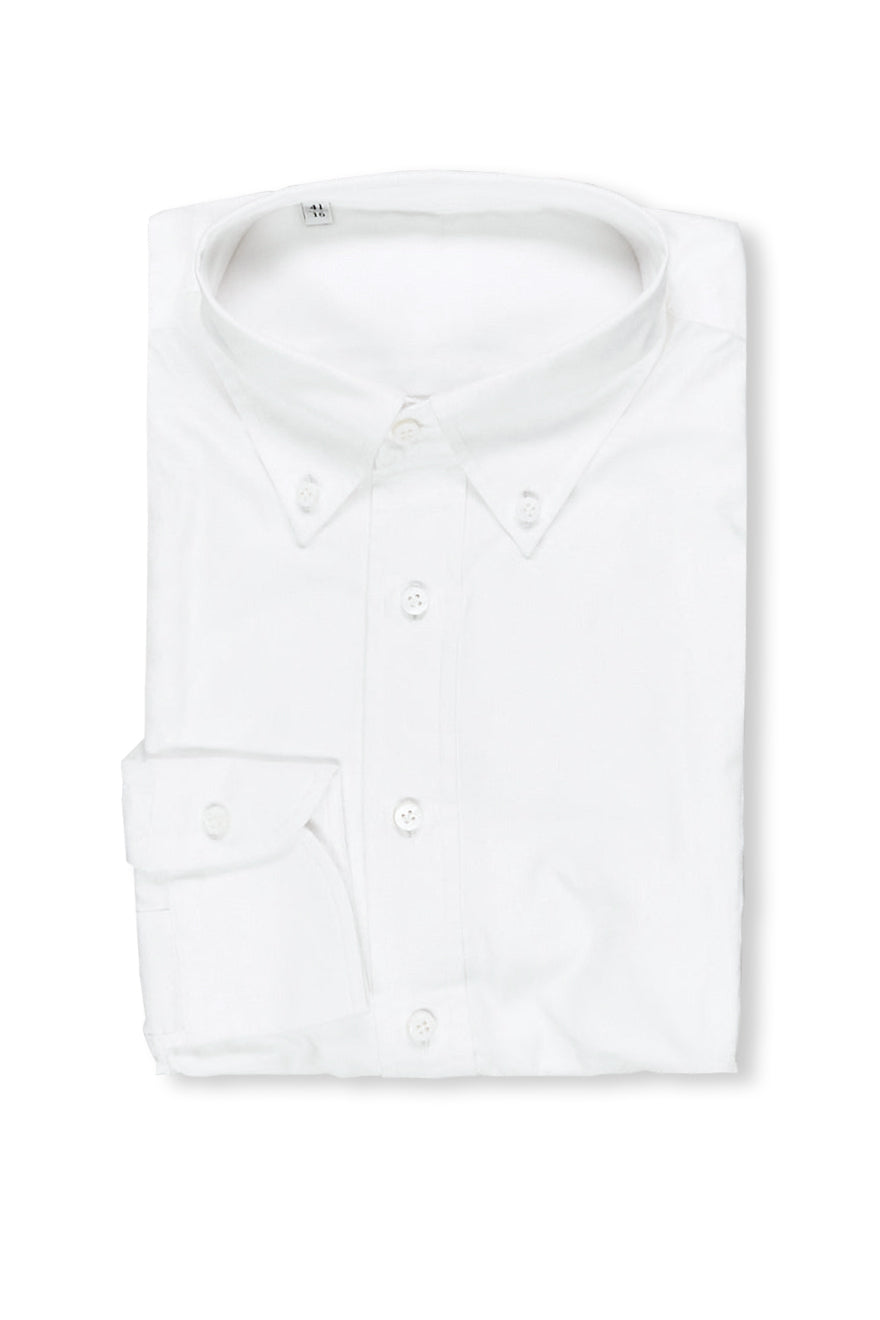 P. Johnson White Dress Oxford with Button Down Collar Popover Shirt